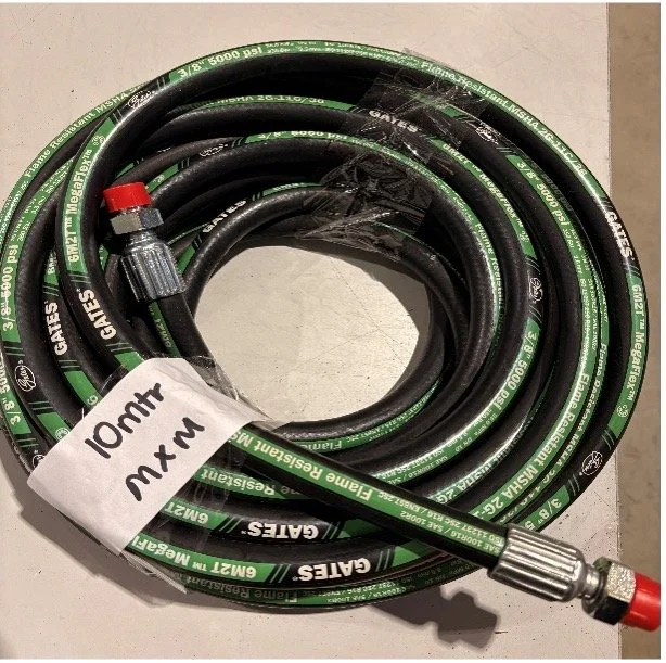 Hose - 3/8” 10mtr Gates 6M2T Hose With Male Fittings