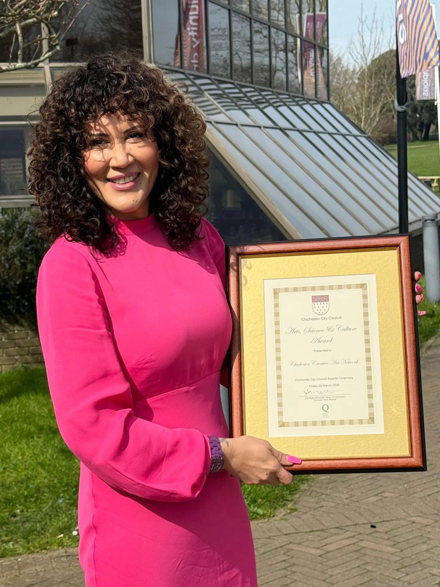 We&rsquo;re honoured to have received the Art and Science Award from Chichester City Council.

A real thank you @chichestercitycouncil for the recognition &mdash; it means a lot.

We&rsquo;re also proud to be recognised alongside:

@jessbreach97 &nda