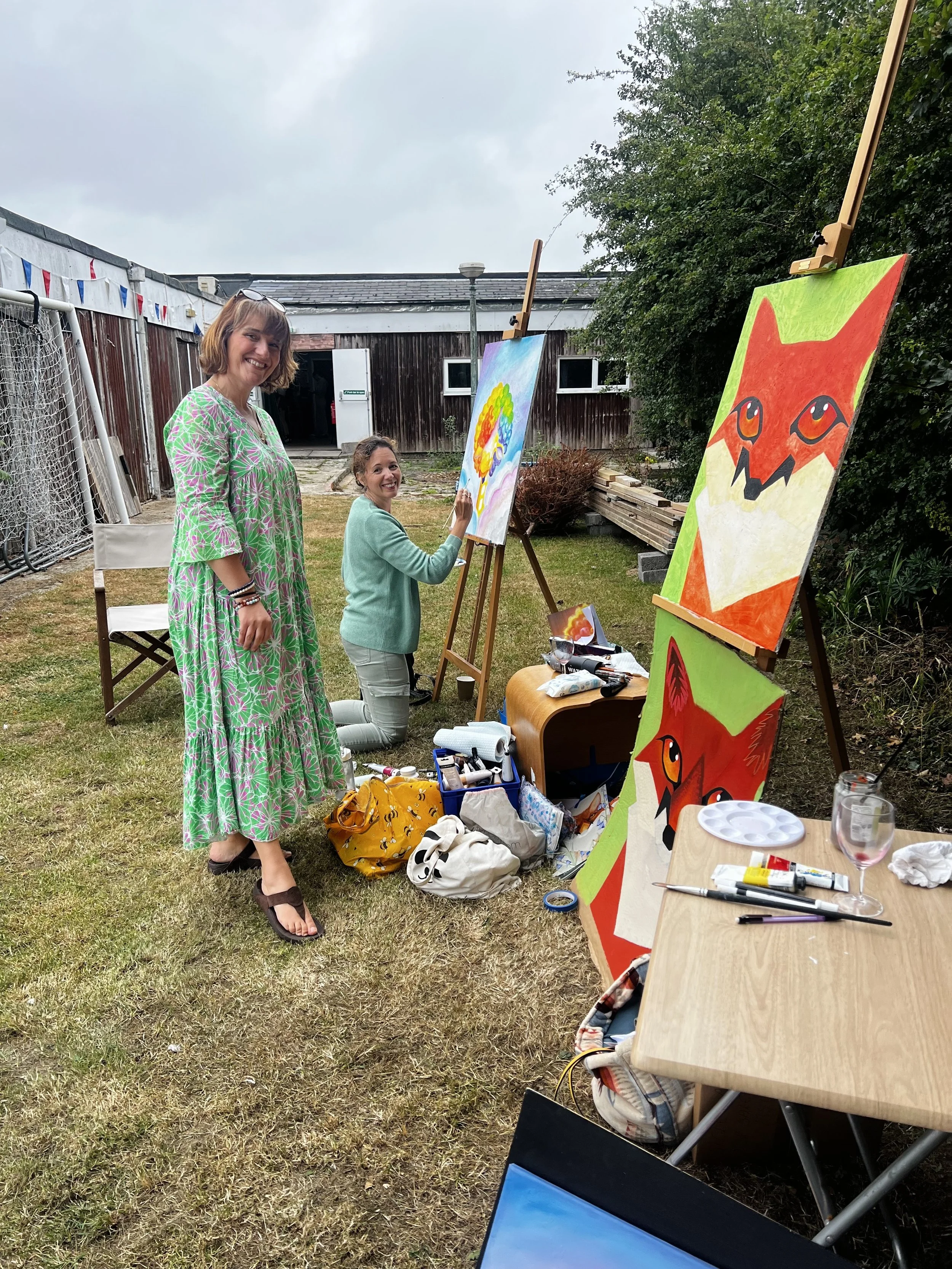 artists working together