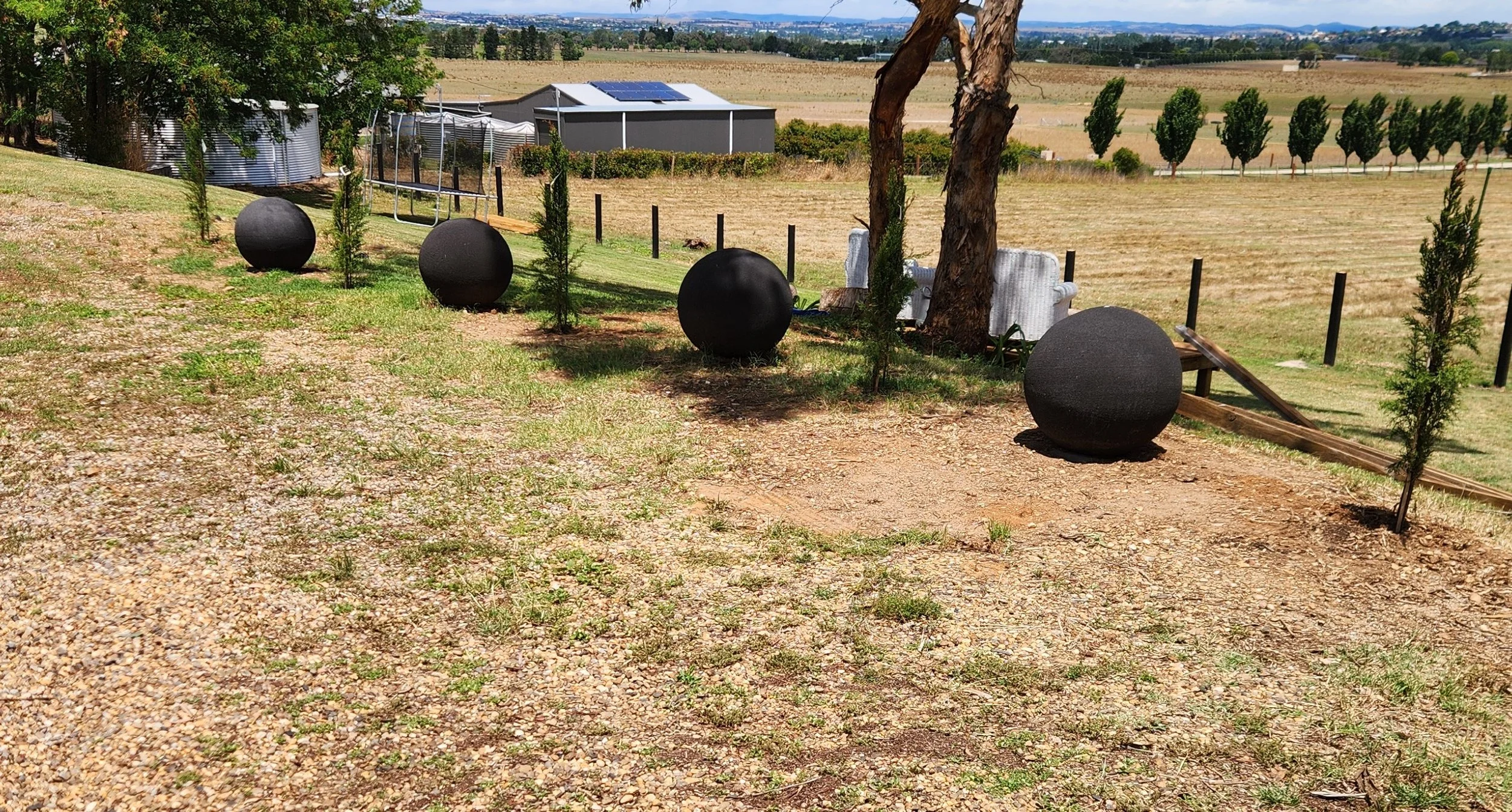 Concrete bollards / Garden features