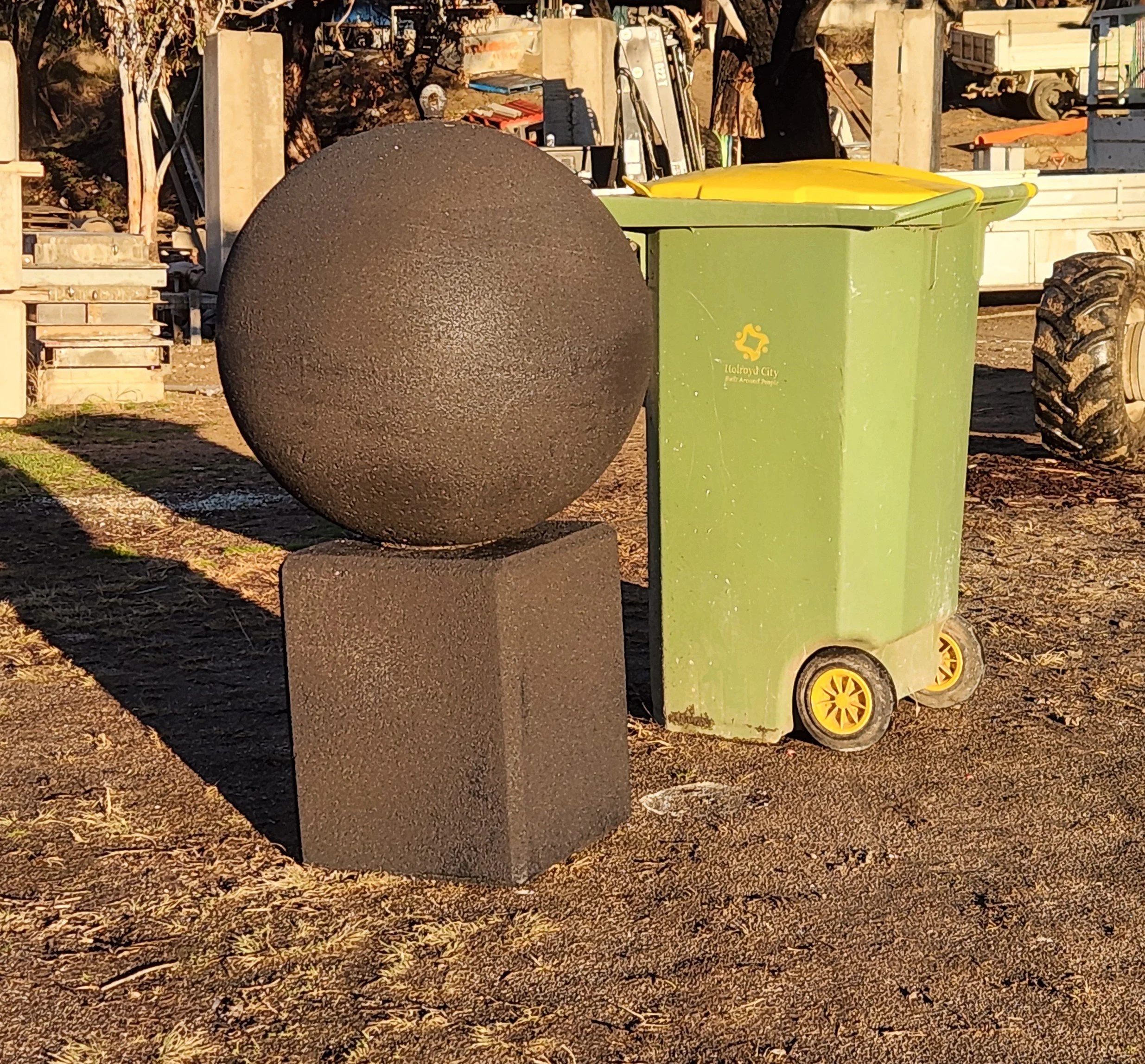 700mm diameter Spheres for Bollards or Garden Features