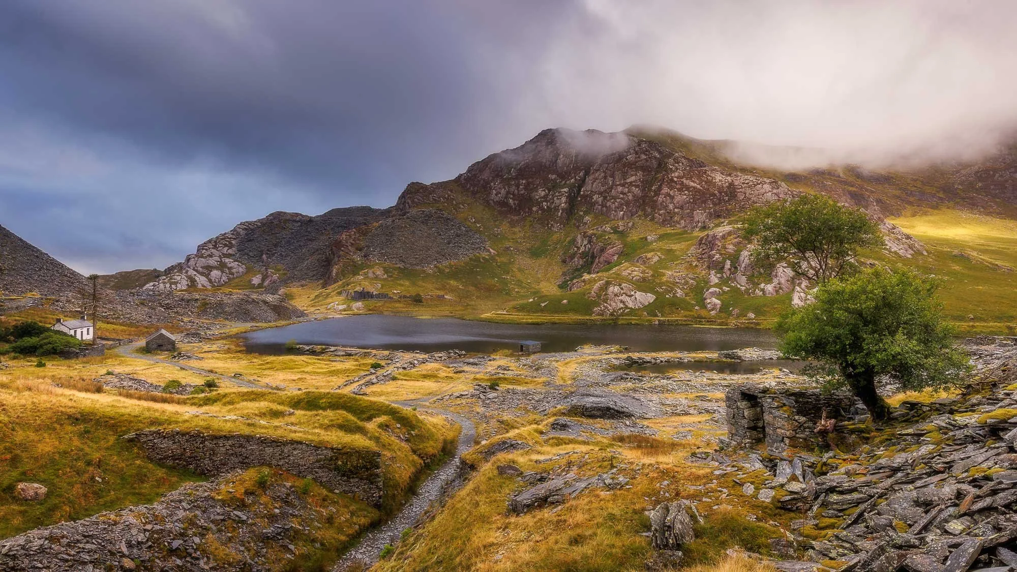 Early Morning, North Wales Quarry
