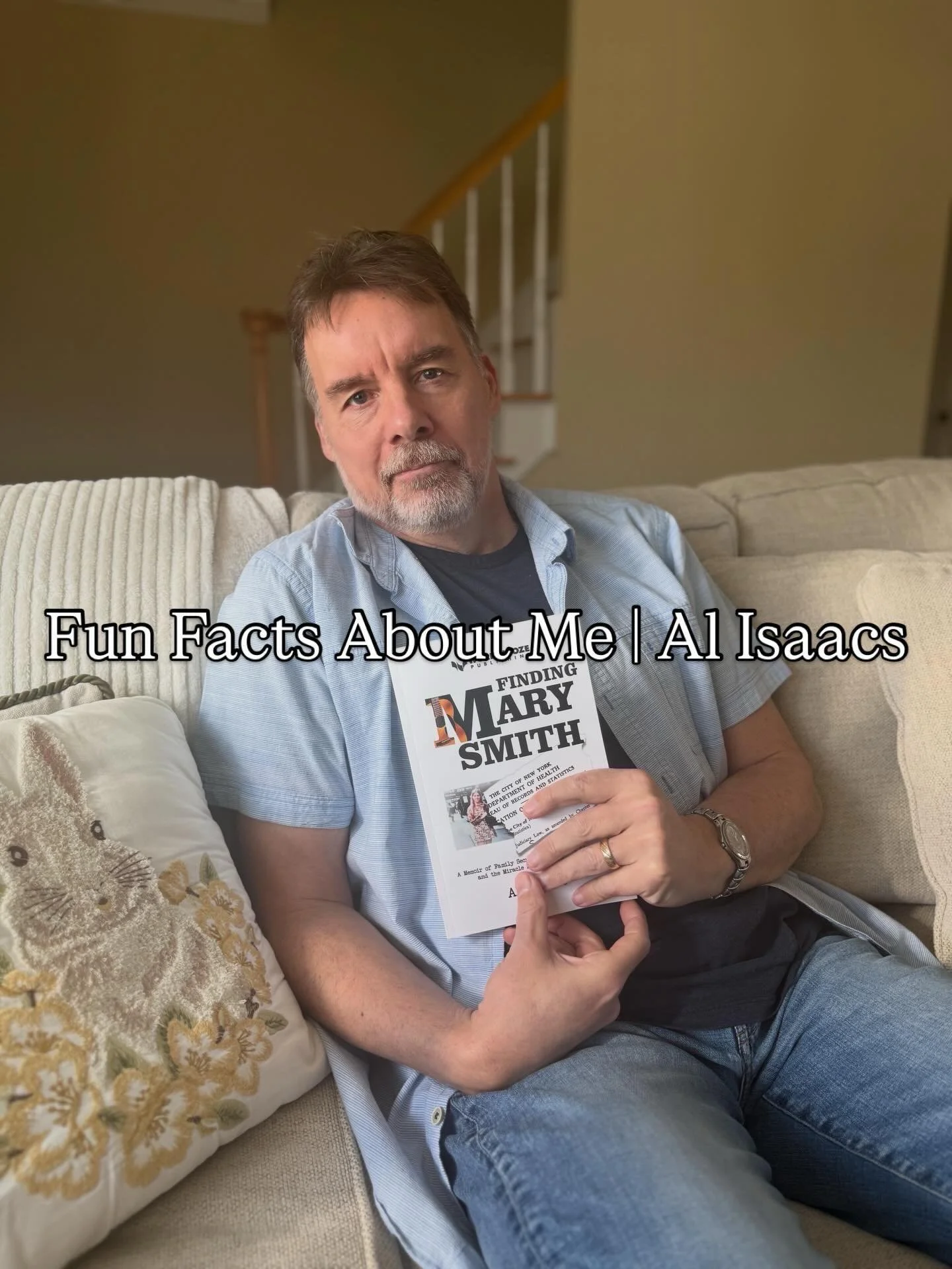 From almost being named Christian Smith to proposing outside a Carvel&hellip; nothing about this story is ordinary.

Swipe for a few facts that are just as wild, funny, and uniquely Al.

#ComedicStorytelling #MemoirMoments #AuthorLife #BehindThePages