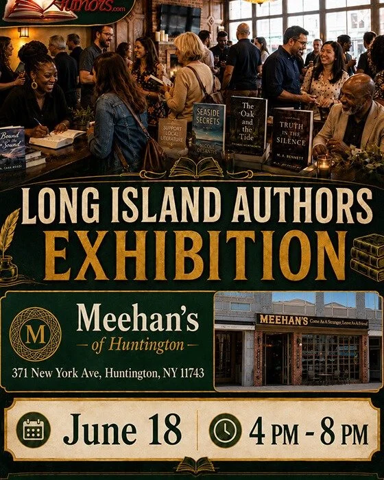 📚✨ Join me for a special evening at Meehan&rsquo;s in Huntington on June 18! ✨📚

I&rsquo;ll be hanging out with some other great Long Island authors and signing copies of Finding Mary Smith &mdash; the unbelievable true story of discovering at age 