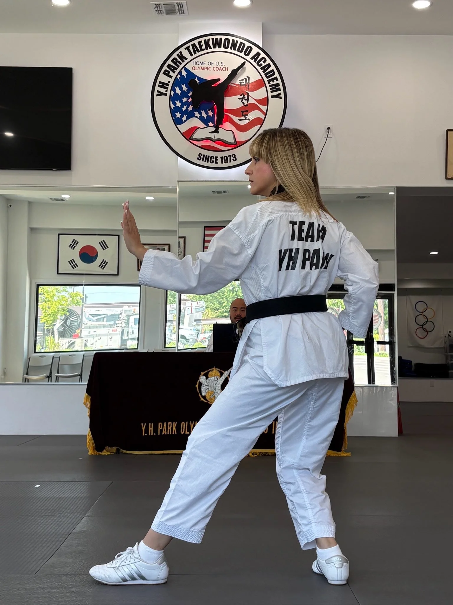 Yesterday Theresa &ldquo;No Joke&rdquo; Isaacs was amazing in her test to receive a second stripe towards her FIFTH degree black belt in Taekeondo. Proud hubby in awe here!
