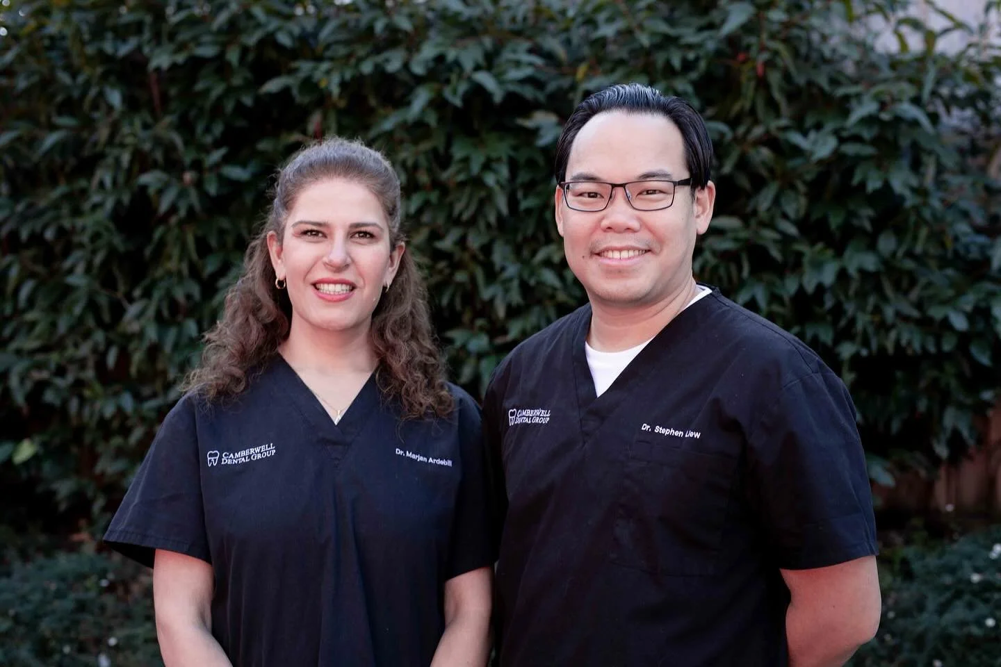 🦷 Meet Dr Stephen Liew &amp; Dr Marjan Ardebili&ndash; our powerhouse practice owners at Camberwell Dental Group! 💥
 Dr Stephen has been with the practice for nearly 20 years and became partner in 2013. Alongside his passion for complex cosmetic de