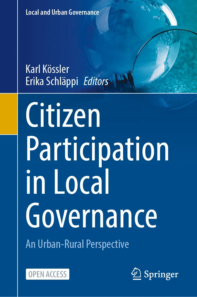 New open access book: Citizen Participation in Local Governance