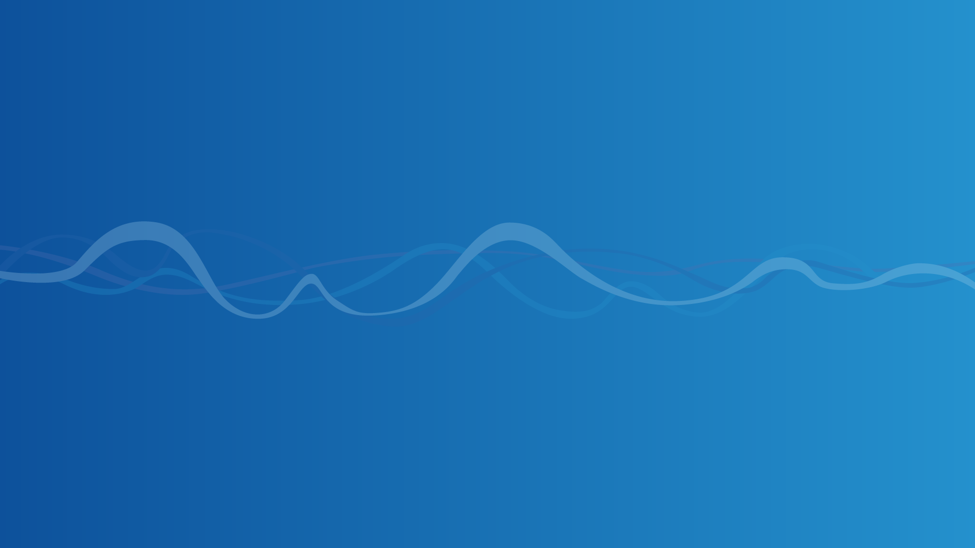 Blue section background with wavy lines
