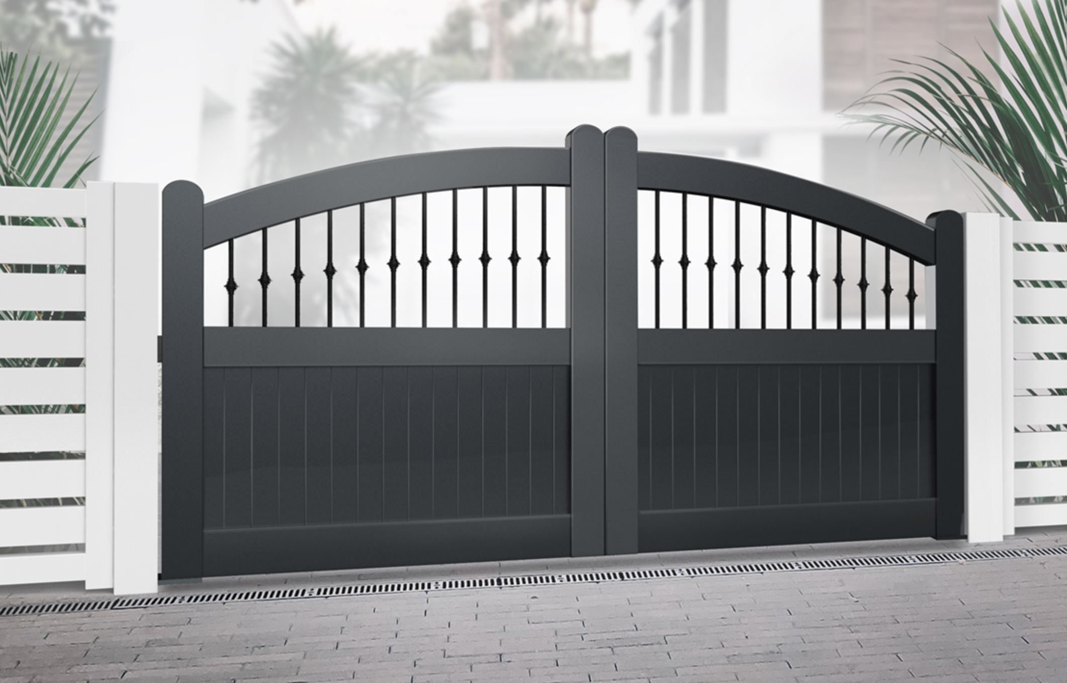 Aluminium gates