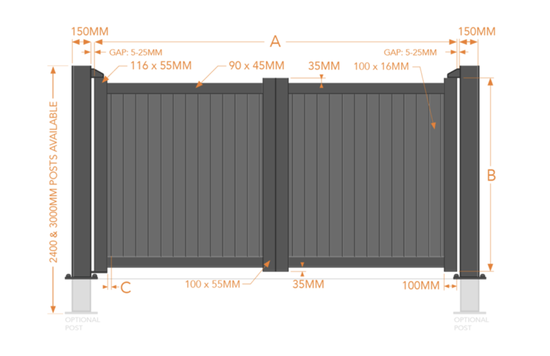 aluminium gates