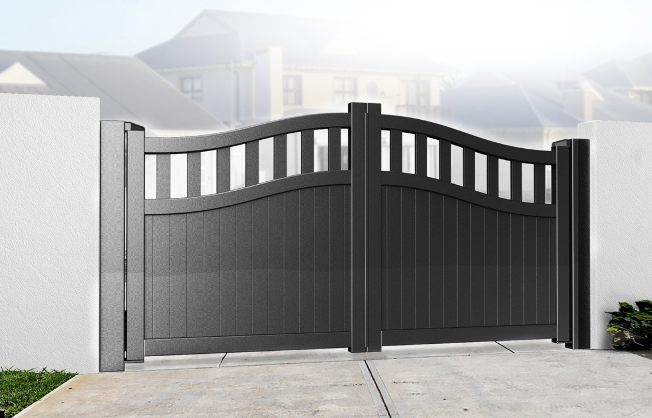 Aluminium gates