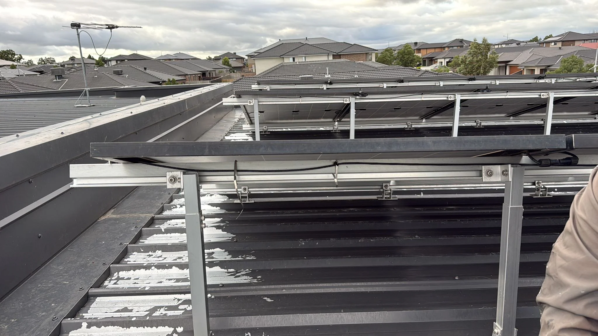Roof plumbing detail