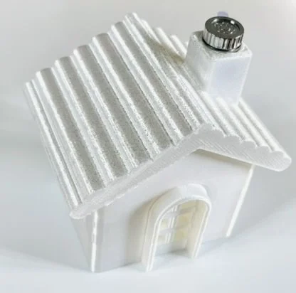 Maisonnette lumineuse Multicolore Blanc Nacré