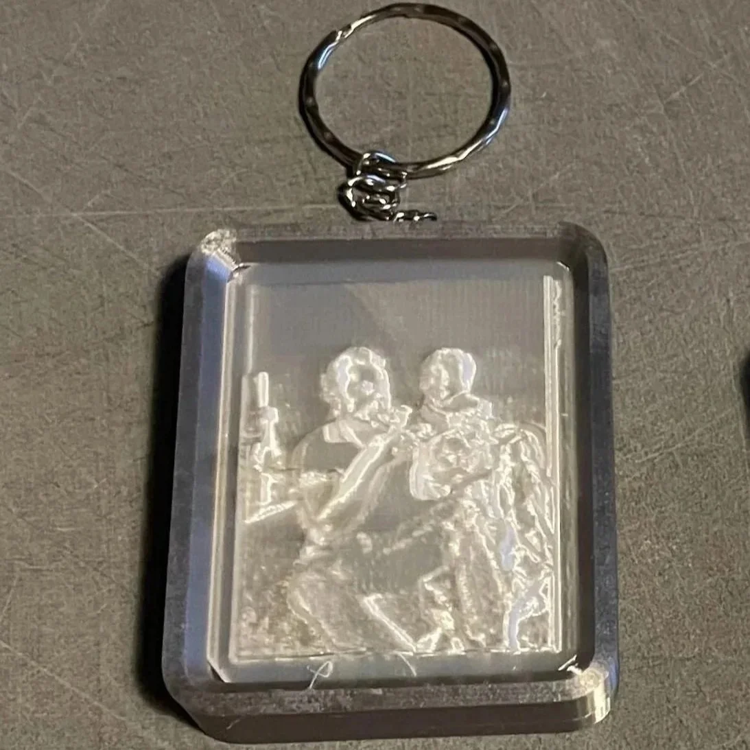 Porte clé lithophane personnalisée