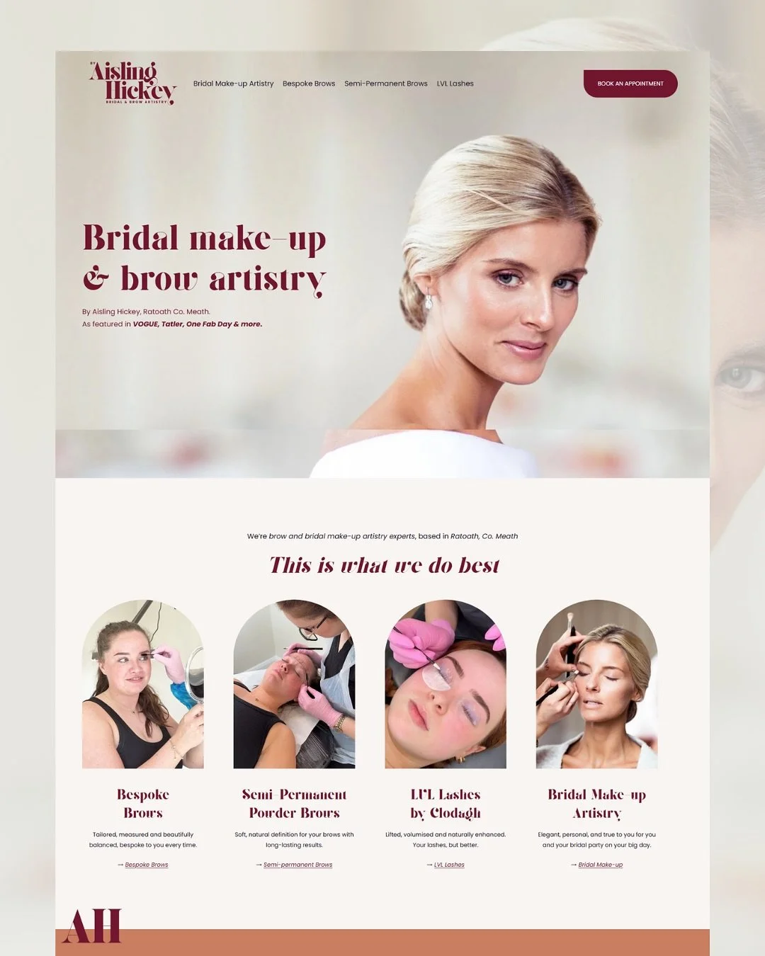 ✨ It&rsquo;s finally here! ✨

Welcome to By Aisling Hickey, our new home for all things bridal and brows 🤍

This rebrand has been such a special project &mdash; a reflection of everything I love about our work and where the business is headed next.
