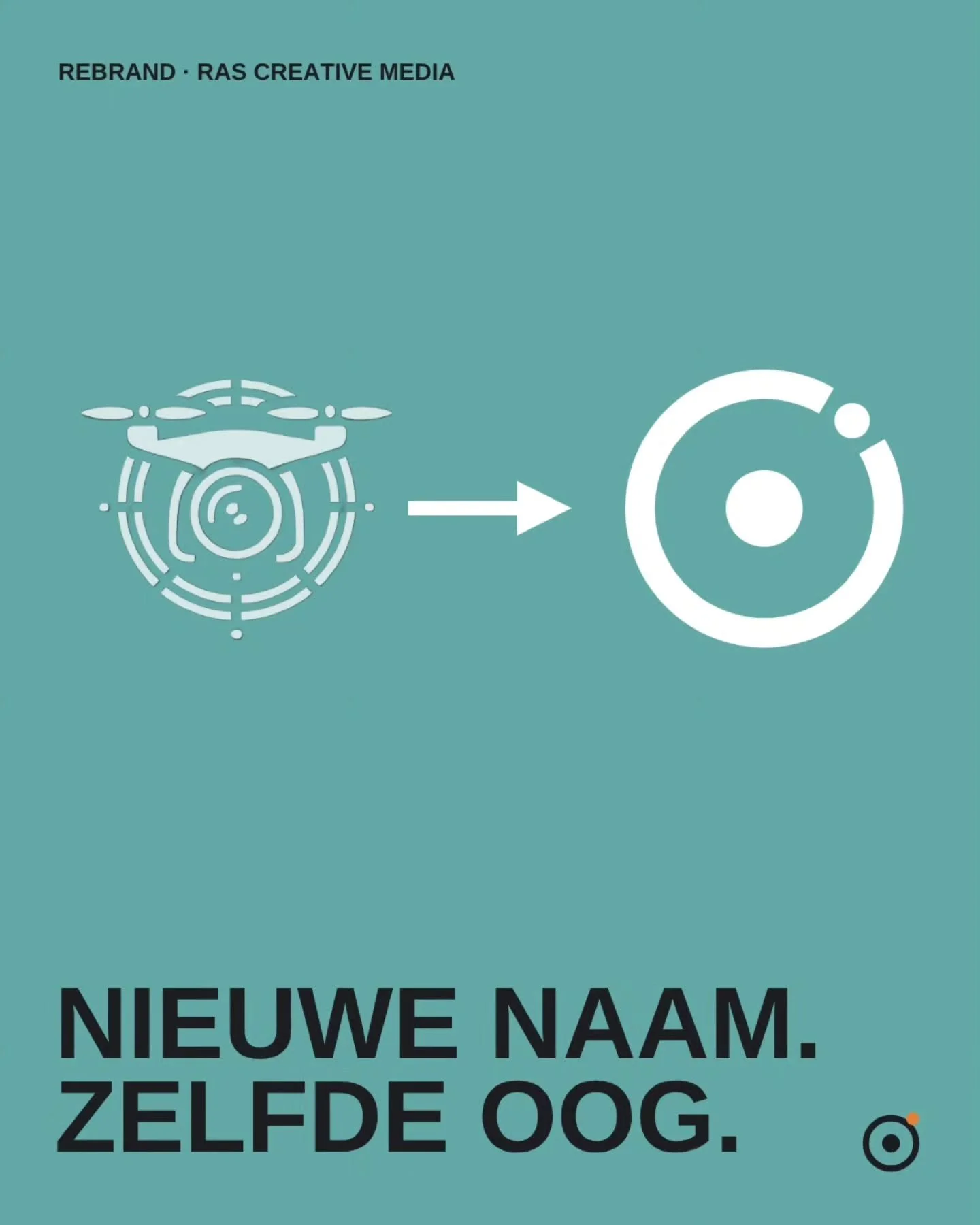 Nieuwe naam, zelfde oog. 👀

Ras Drone &amp; Fotografie heet nu RAS Creative Media.
Ik begon met een drone. Toen kwam daar een camera bij. Inmiddels maak ik veel meer dan luchtbeelden: foto's en video's voor bedrijven die willen laten zien wie ze zij
