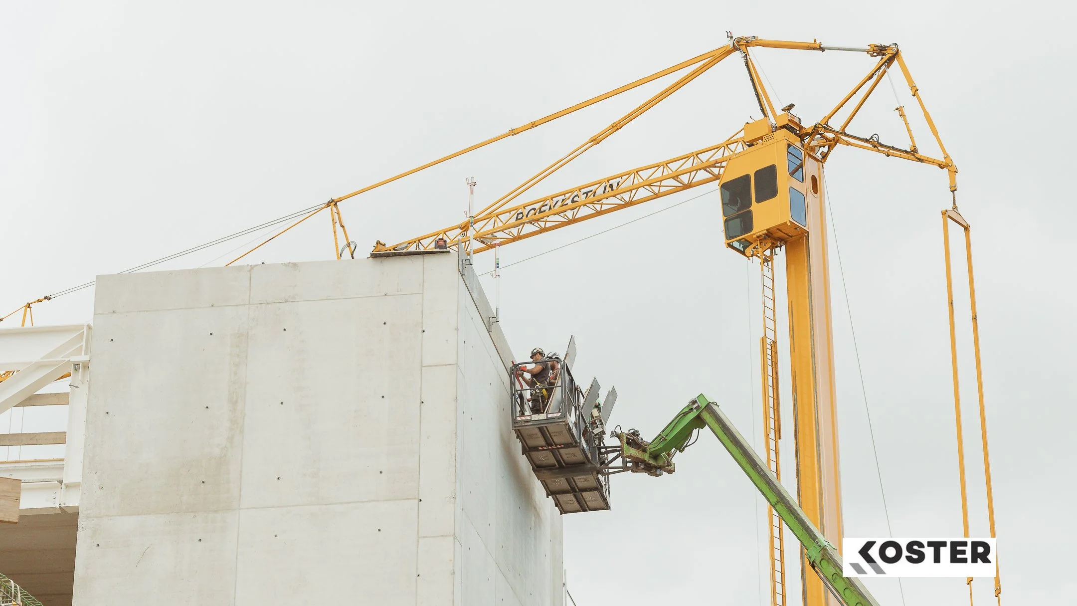 Koster Betonwerken fotoshoot voor socialmedia bij Merwestein Nieuwegein