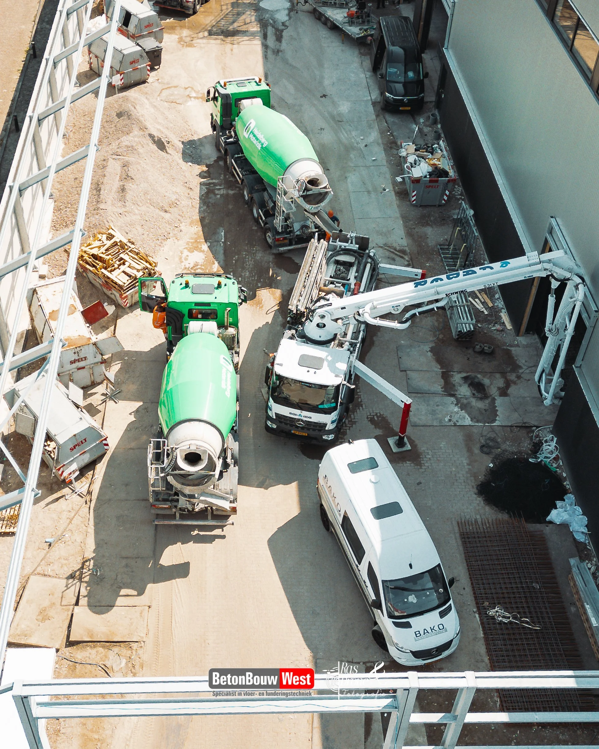 BetonBouw West fotoshoot voor socialmedia