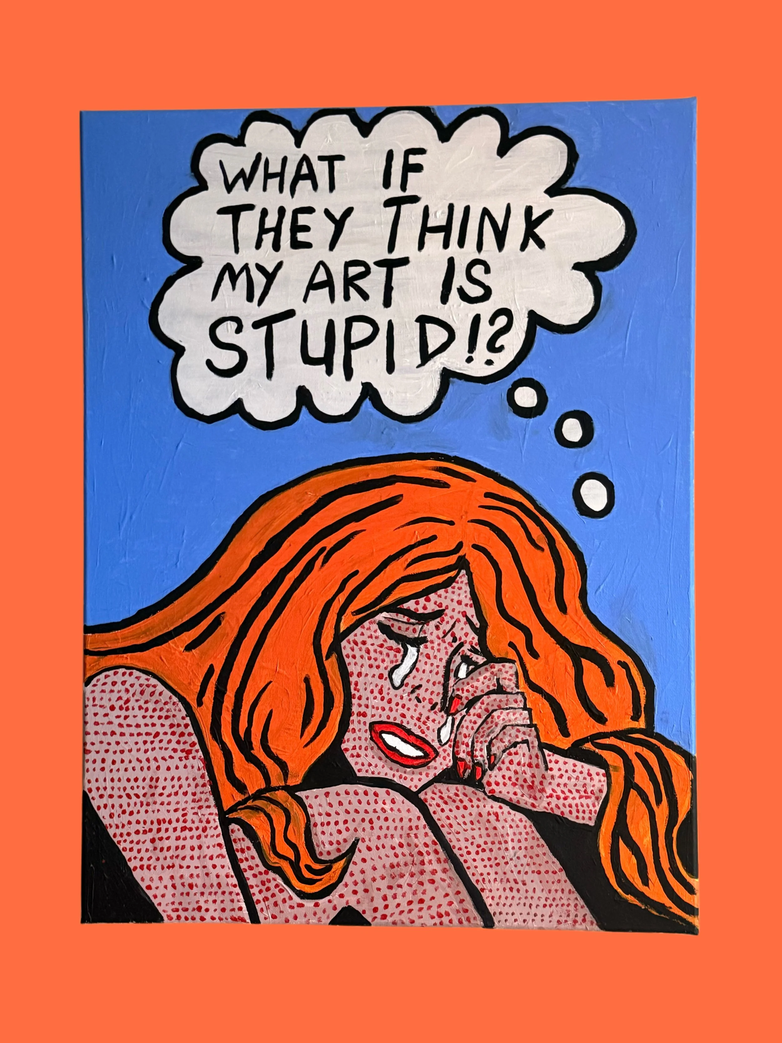 'POP ART STUPID' Good Question.  Amie McNee