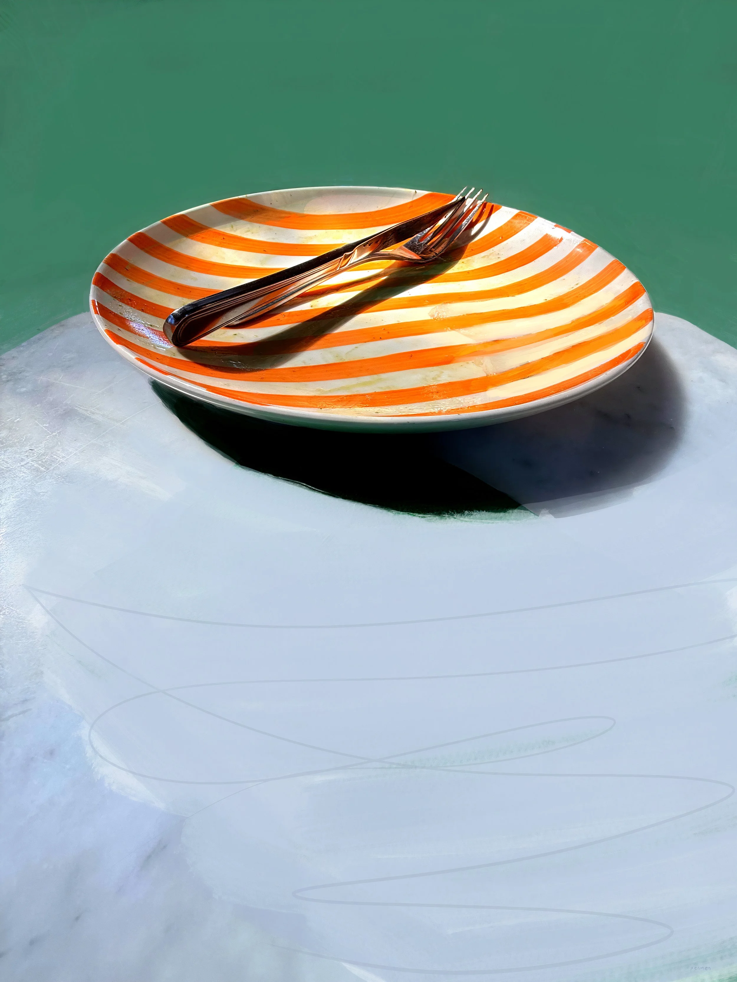 Art Table - The Plate waiting for your creation?