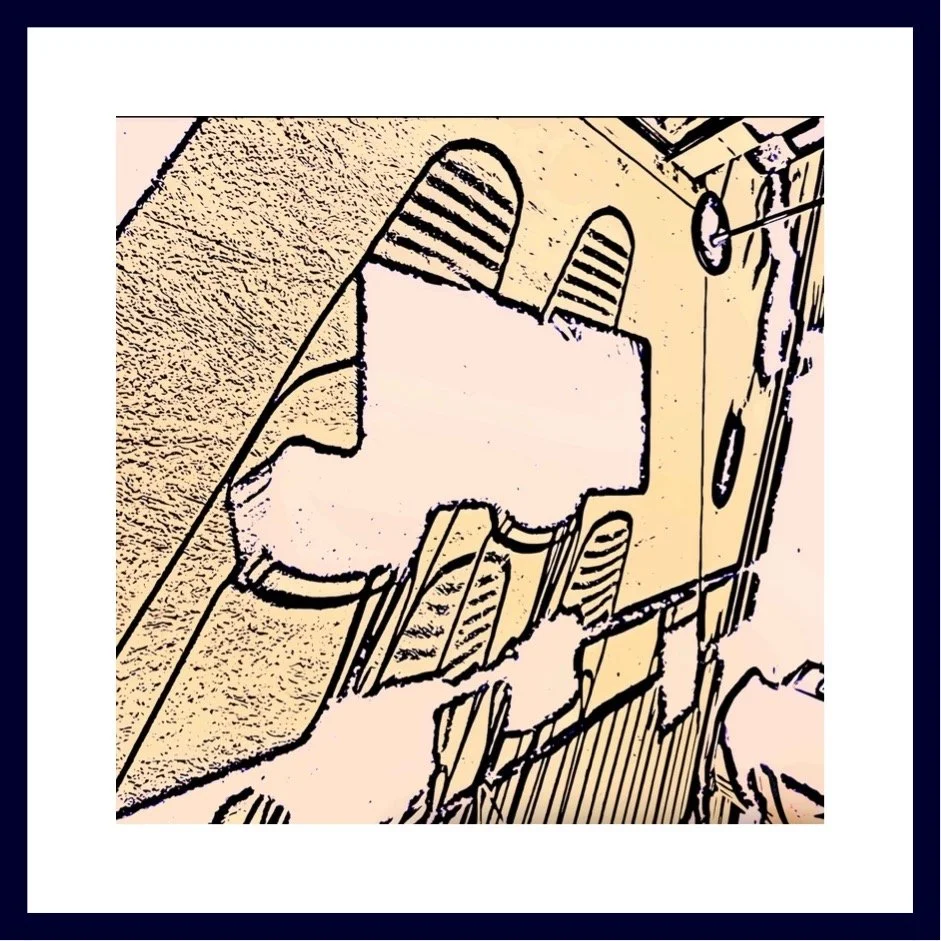 Flat White - I mean the whole scene has been ironed like a shirt on the first day of school.  Paper Epson Lustre Pro, Frame Timber, Glazing UV Acrylic, 2025 Ext 30x30cm (cute size!) $139 +p&p. 