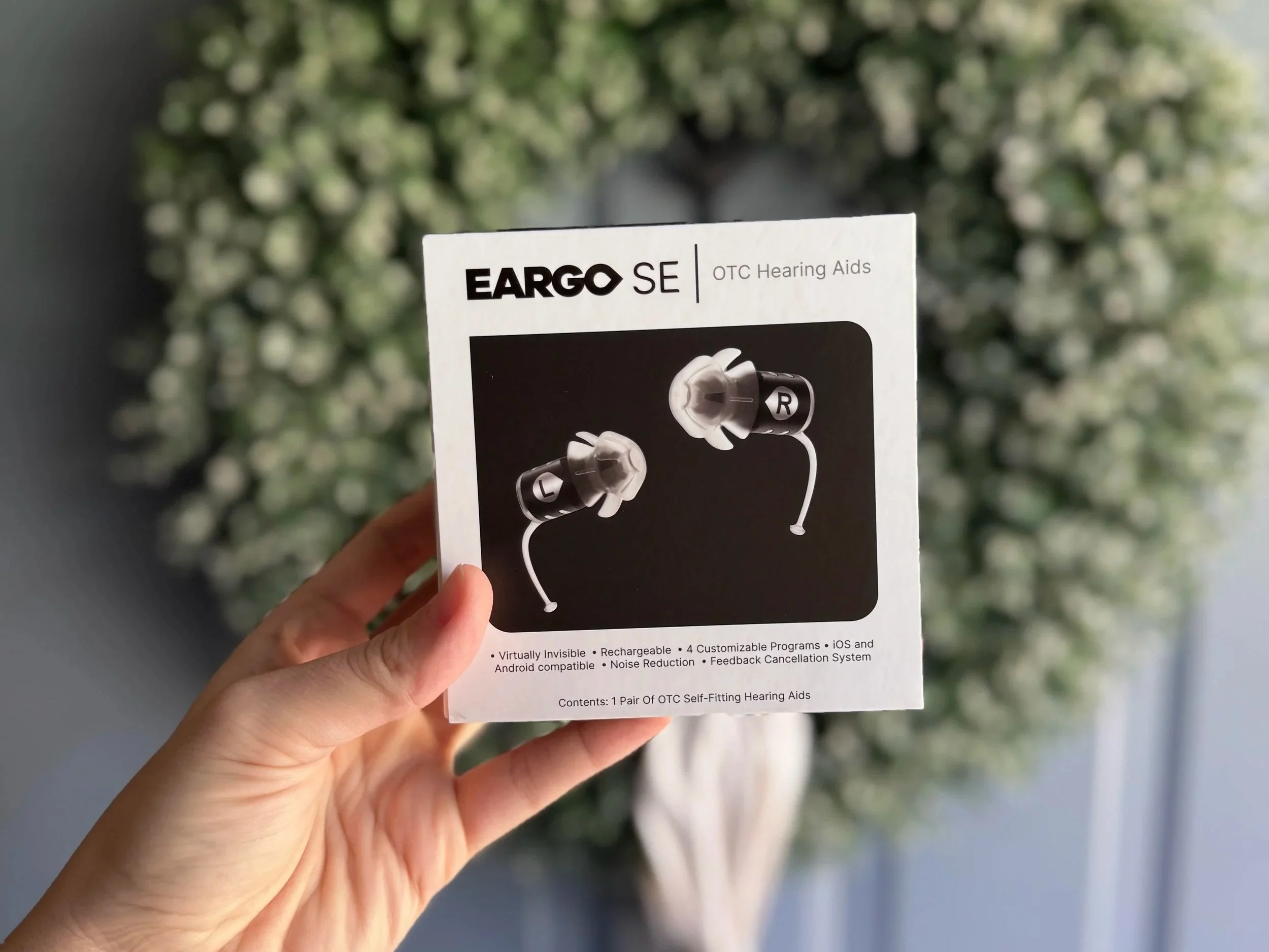 eargo se otc hearign aids in packaging for sale