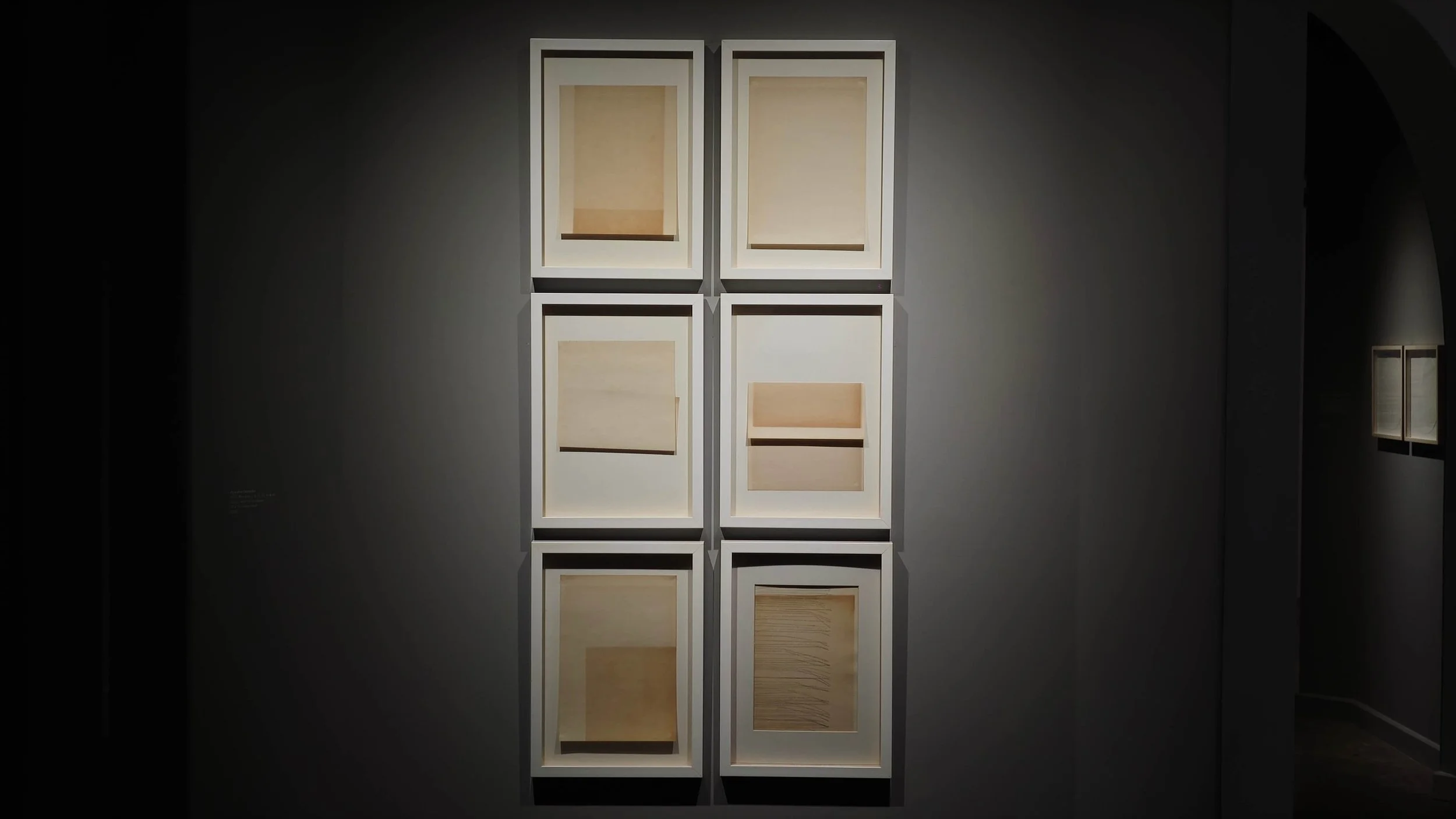 Traces: Drawing Practices Now, Installation View 5, COMO Museum, 2026, What Remains (ongoing series) by Ayessha Quraishi