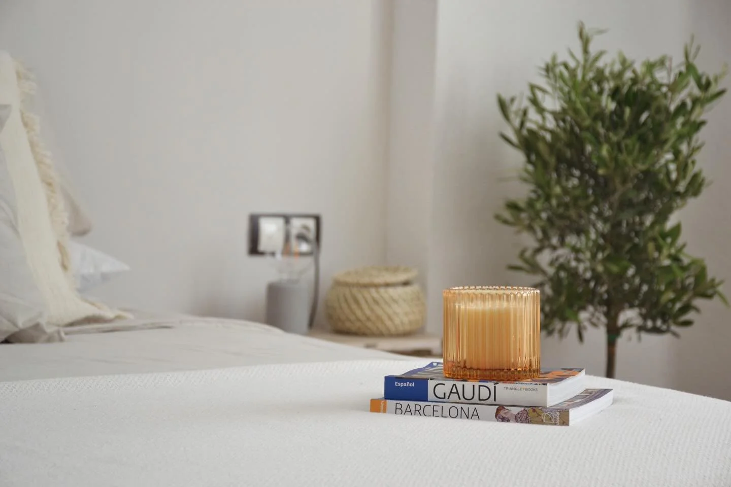 📸✨ Un adelanto de nuestro nuevo dise&ntilde;o de dormitorio: c&aacute;lido, natural y acogedor.

🌿 Hemos comenzado a dar vida a este espacio con una paleta de colores c&aacute;lidos y neutros, textiles de lino, un elegante olivo, y detalles en made