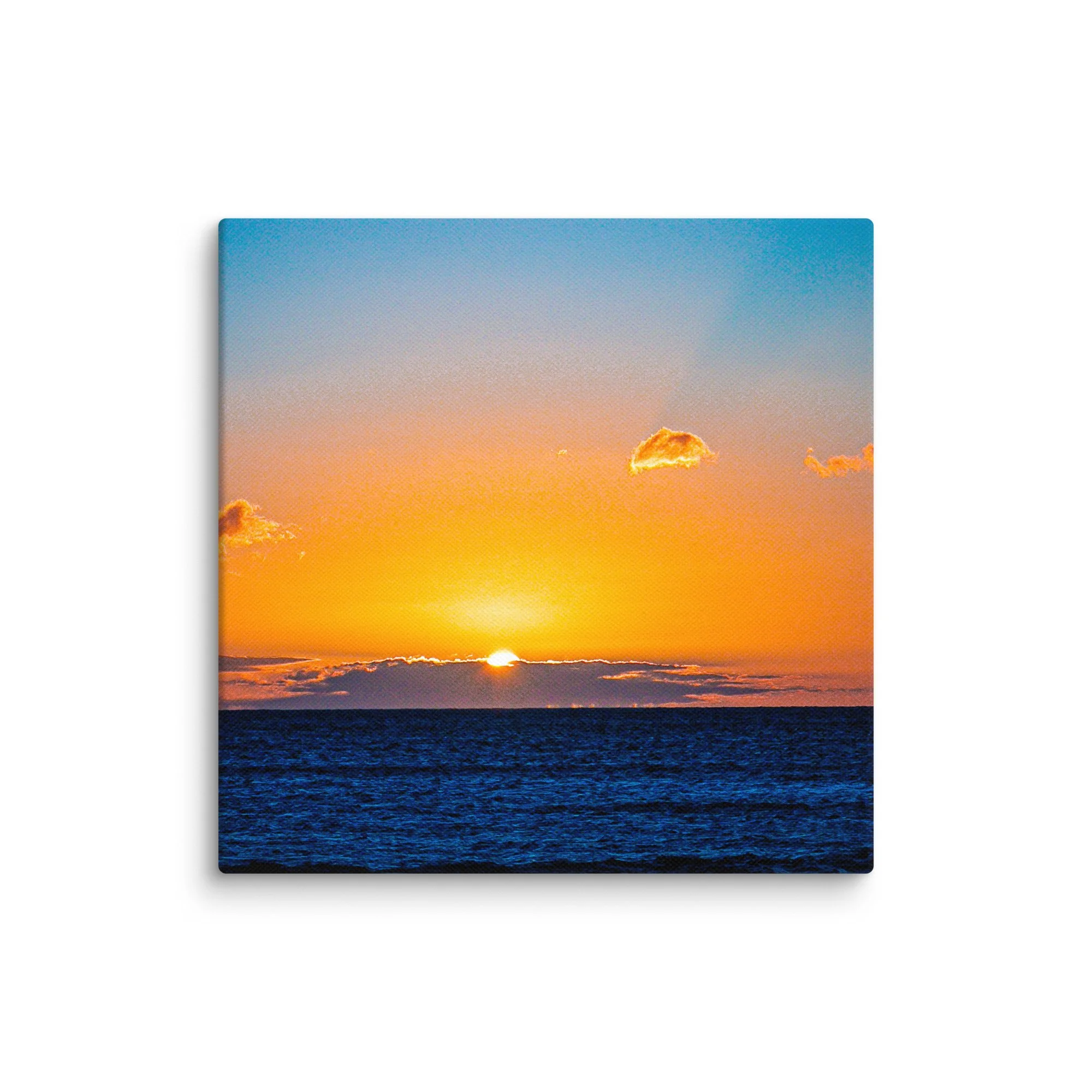 Maui Sunset with Sun Rays – Ocean Cloud Wall Art | Original Maui Wall Art