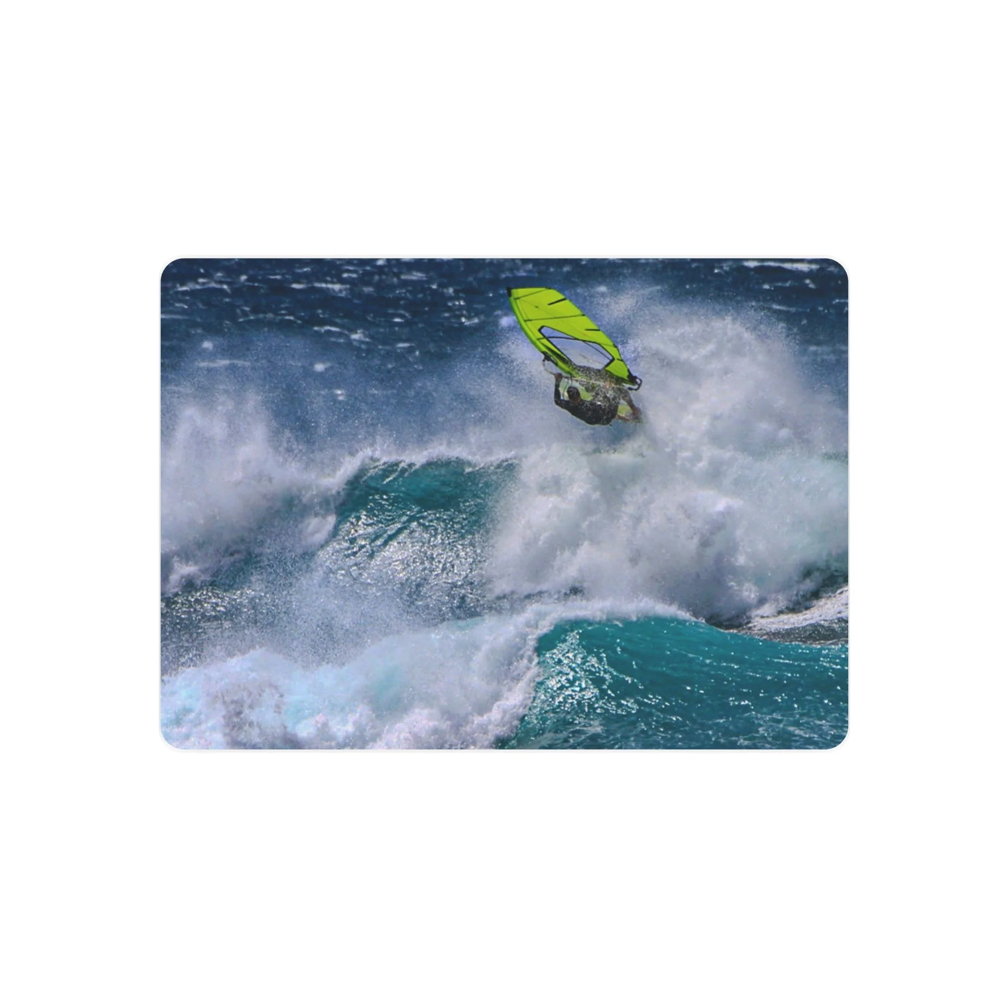 Maui Windsurfing Metal Wall Art | Full Power Turn — Wind & Water Series