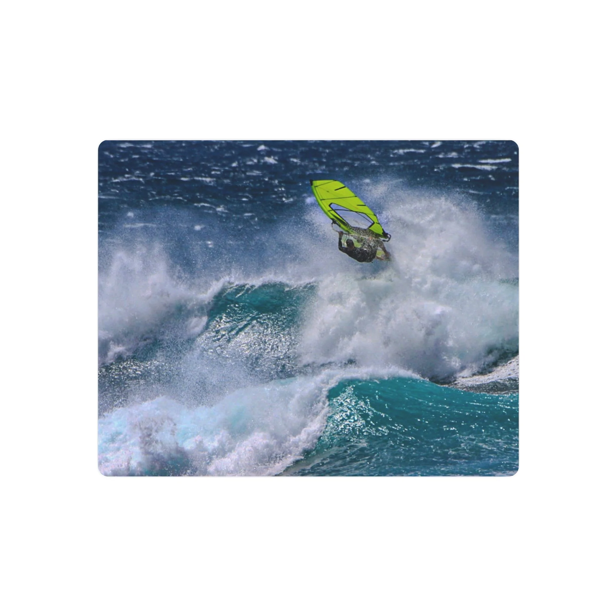 Maui Windsurfing Metal Wall Art | Full Power Turn — Wind & Water Series