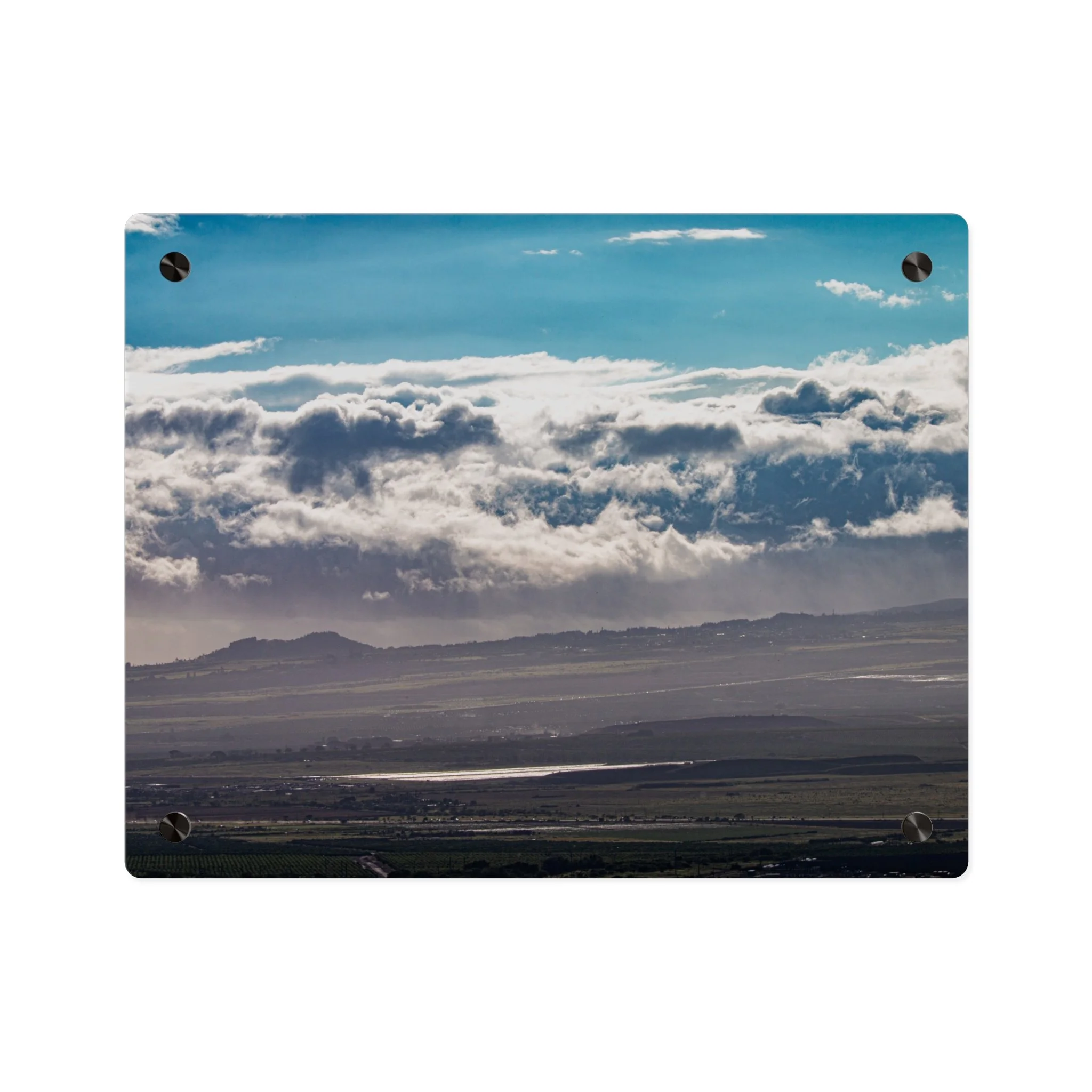 MICAO 版画　ミカオ Makena Coastal Outlook Acrylic Panel | Contemporary Maui Wall Art
