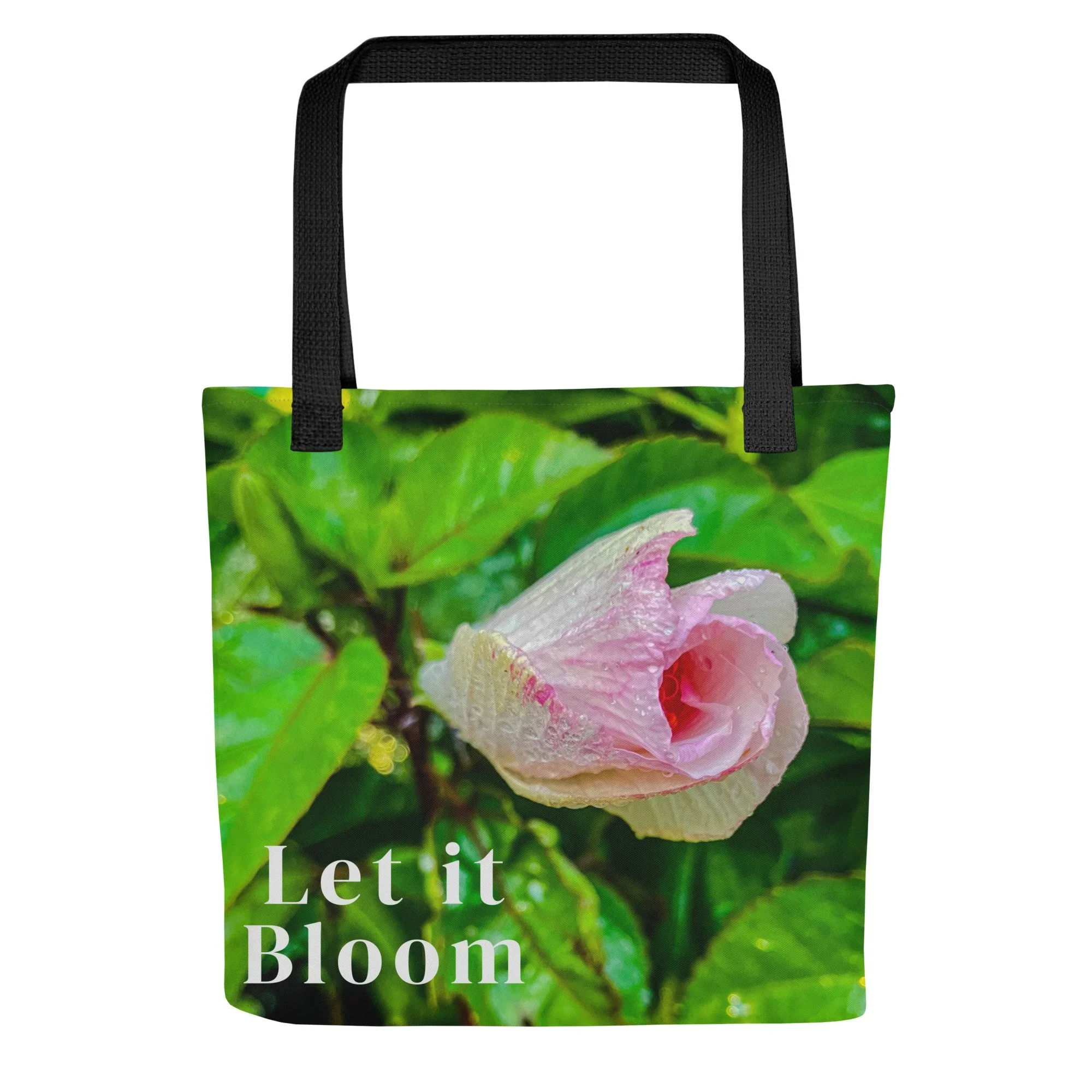Let it bloom, Pink Rose Eco-Tote