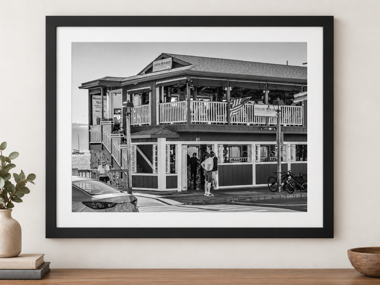 Cheeseburger in Paradise Lāhainā | Framed Fine Art Photography