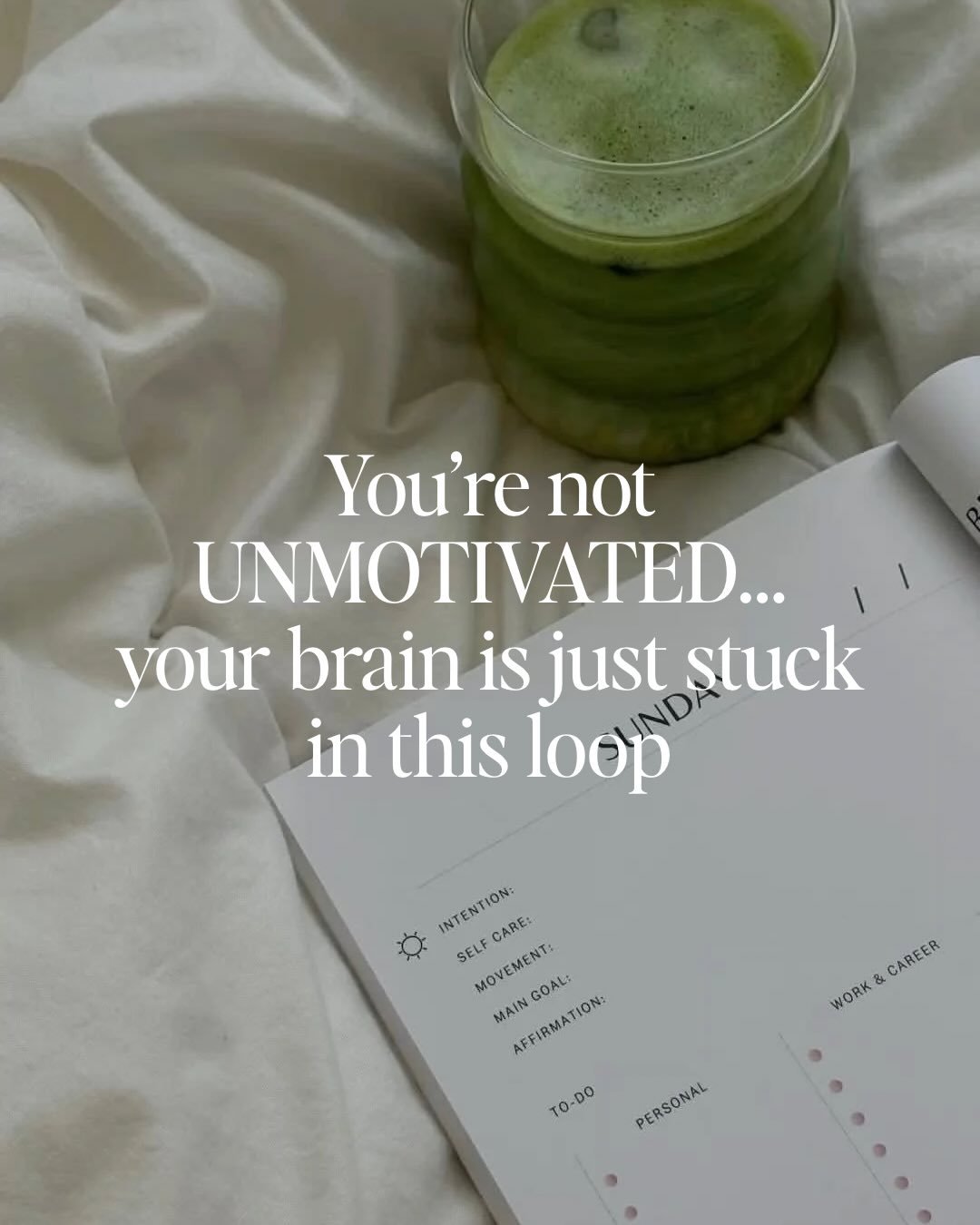 You&rsquo;re not unmotivated 🧠 

Your brain is just wired to notice what&rsquo;s missing, not what&rsquo;s working.
That&rsquo;s why even when you&rsquo;re doing well in your wellness journey&hellip; it can still feel like it&rsquo;s not enough.

Gr
