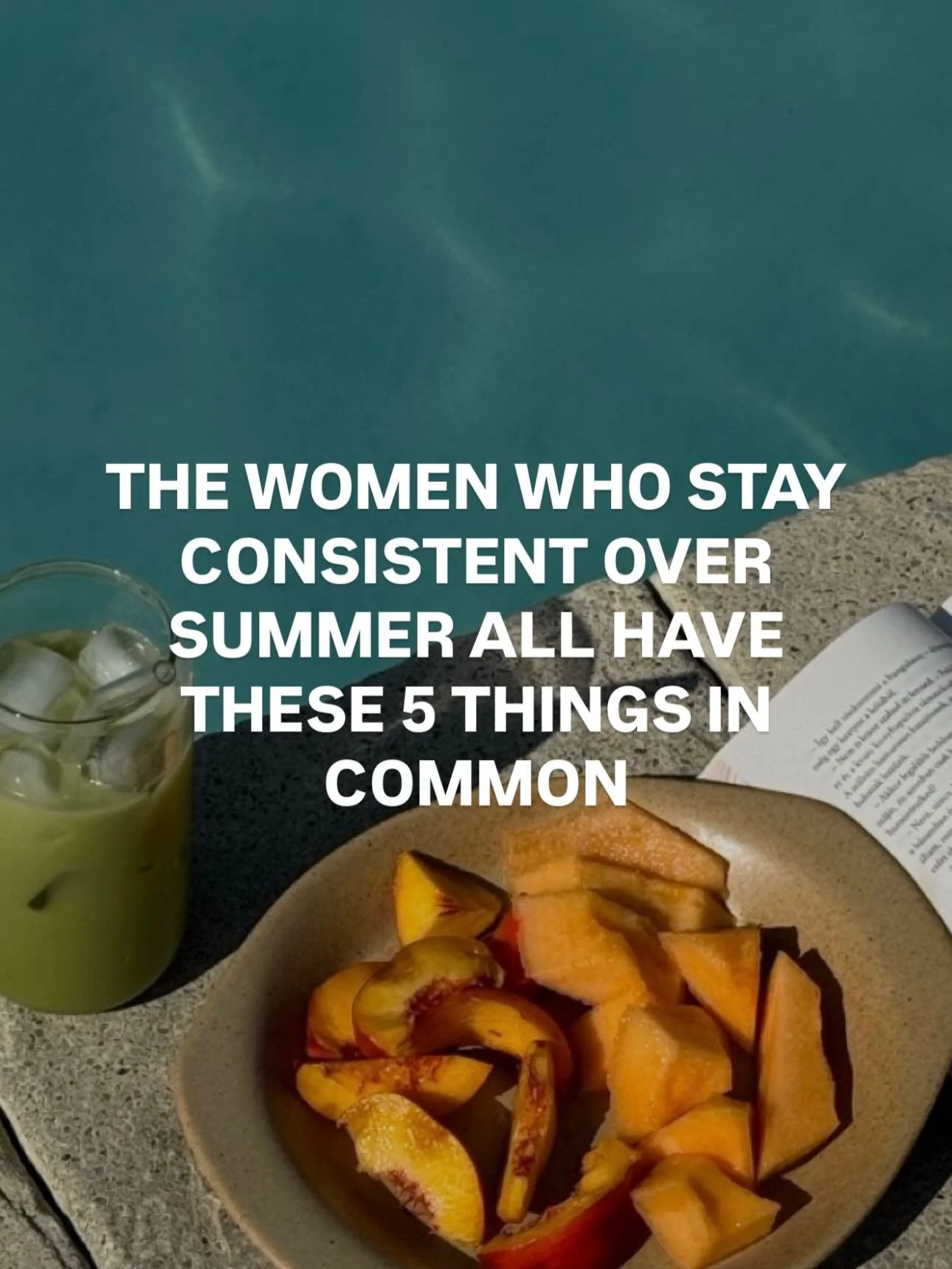 I think there&rsquo;s a lot of pressure to have the PERFECT summer.

The aesthetic morning routines. Waking up with the natural light. 
The daily workouts. The healthy BBQs. The holidays that somehow don&rsquo;t involve cocktails or ice cream...

The