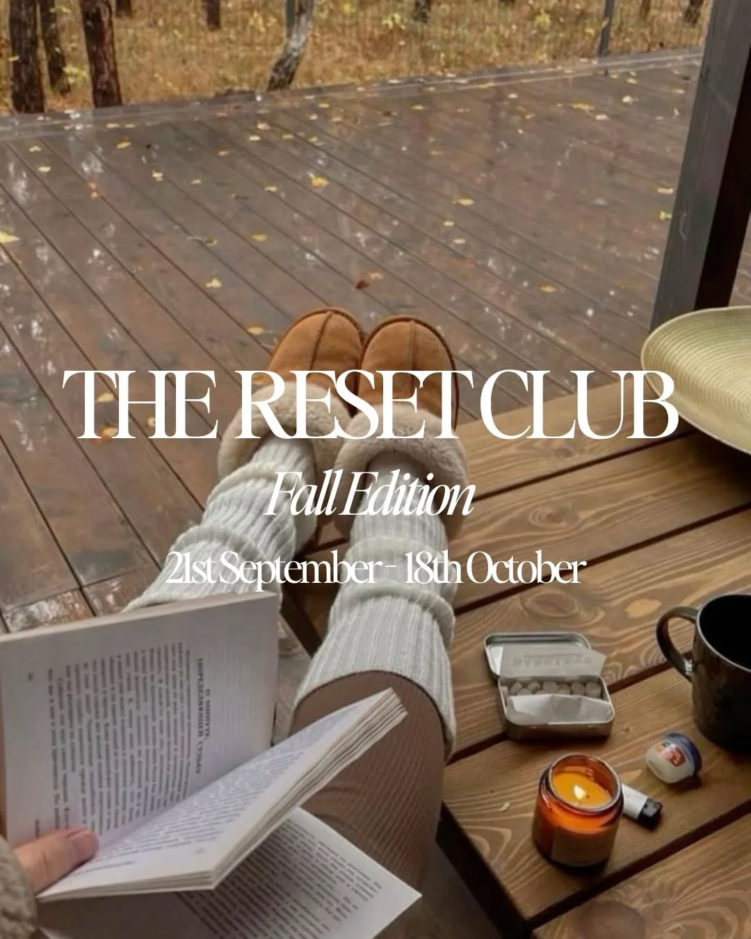 🍂 THE SEPTEMBER RESET CLUB IS BACK, in 1 months time!!! 

and this one is bigger and better than ever! 🍂

If summer has left you feeling out of routine, sluggish, bloated or simply not quite yourself, this is your chance to reset.

Starting 21st Se