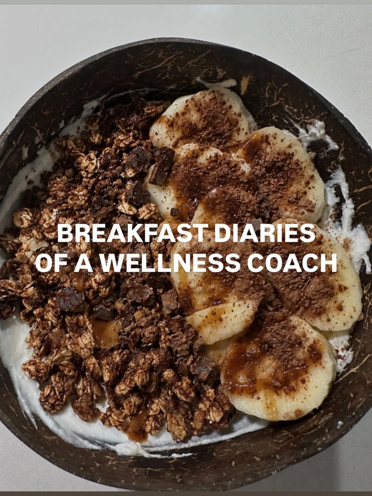 my breakfast on repeat lately for all seasons 🥣🤎 and the proof that breakfast never has to be boring 

same base, high protein, gut loving, different mood and dessert inspired featuring the absolute best  @biotiful_gut_health ✨ 

tiramisu inspired 