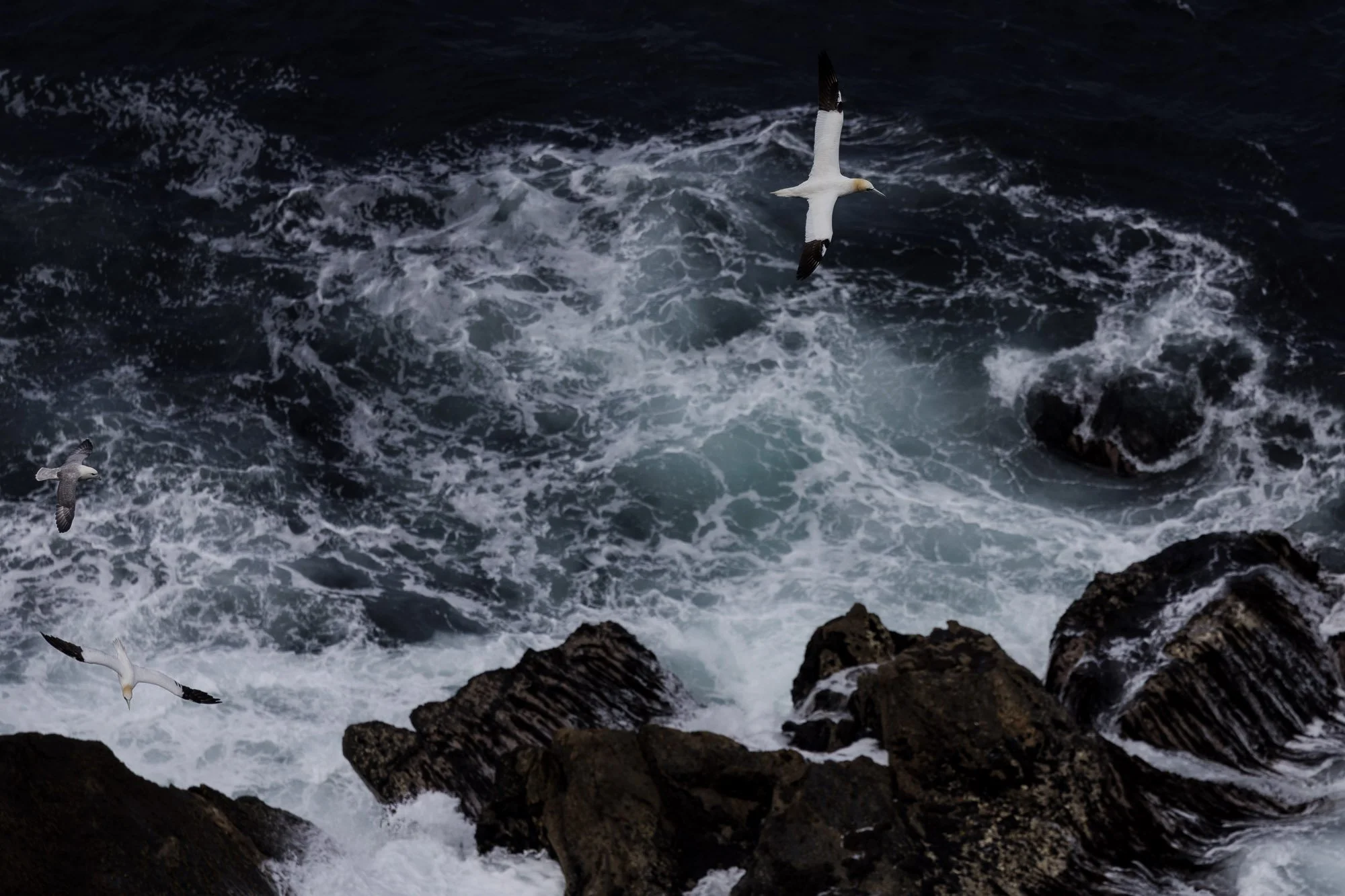 above the deep..