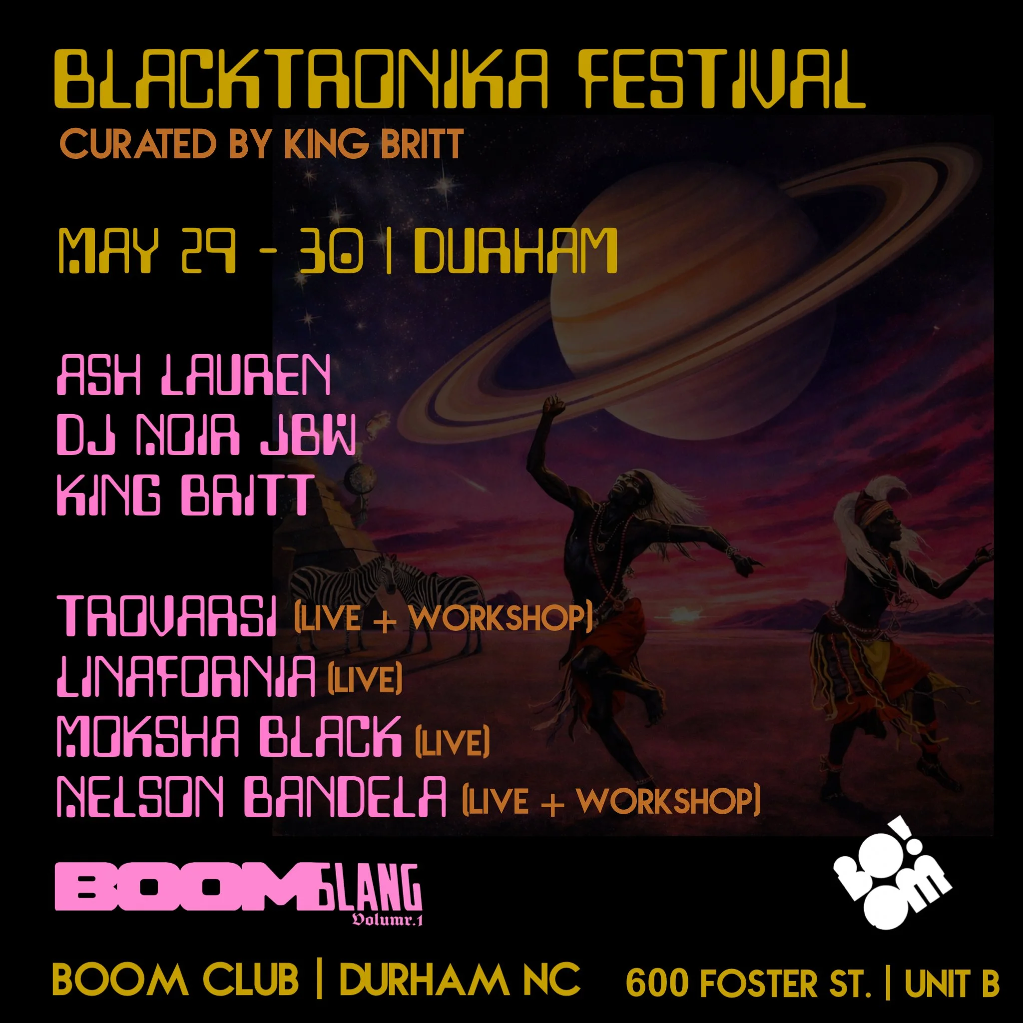 King Britt presents Blacktronika night one