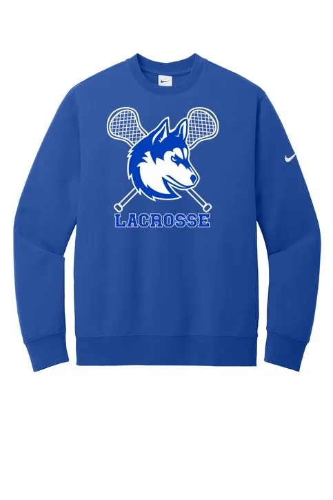 NKFD9863  Nike Club Fleece Sleeve Swoosh Crew  (LOGO #3)