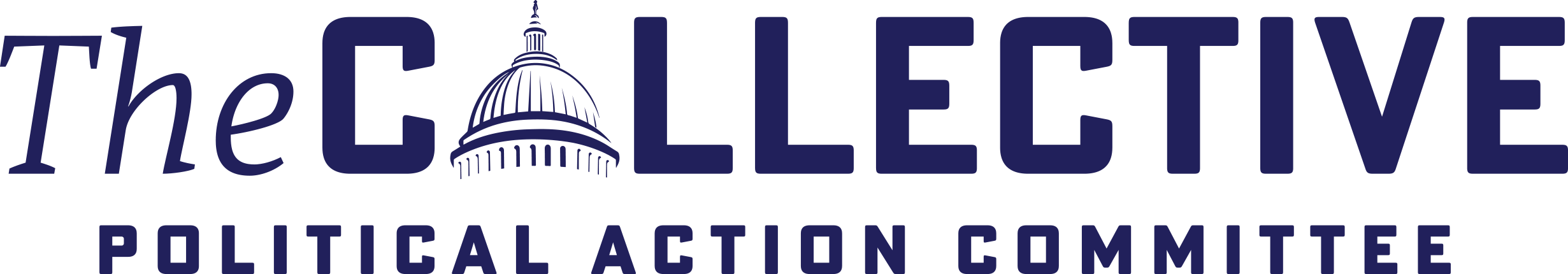 The logo of the Political Action Committee called The Collective, featuring a stylized illustration of the United States Capitol dome.