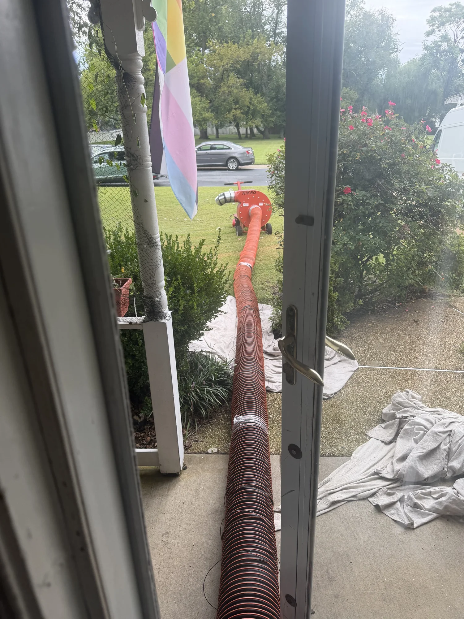 Air Duct Pros, Inc. professional air duct cleaning equipment at a Pasadena Maryland home
