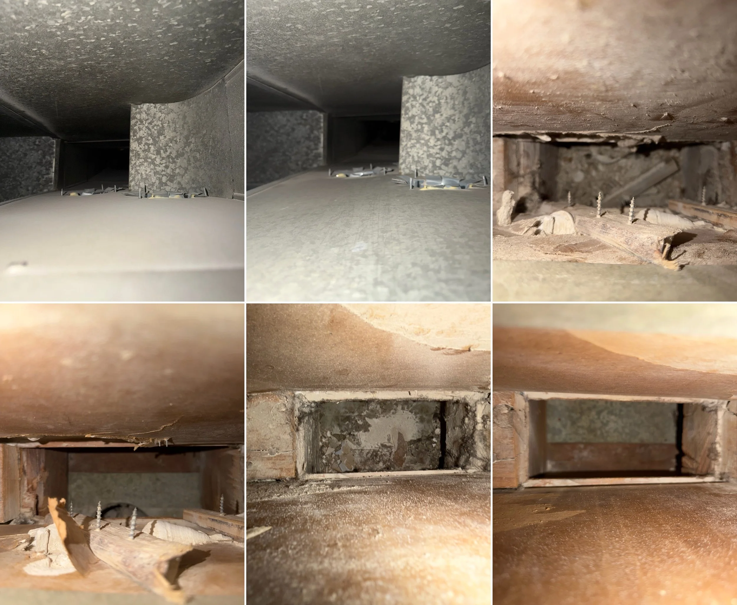 Today's air duct cleaning in Ellicott City, MD! 🥵