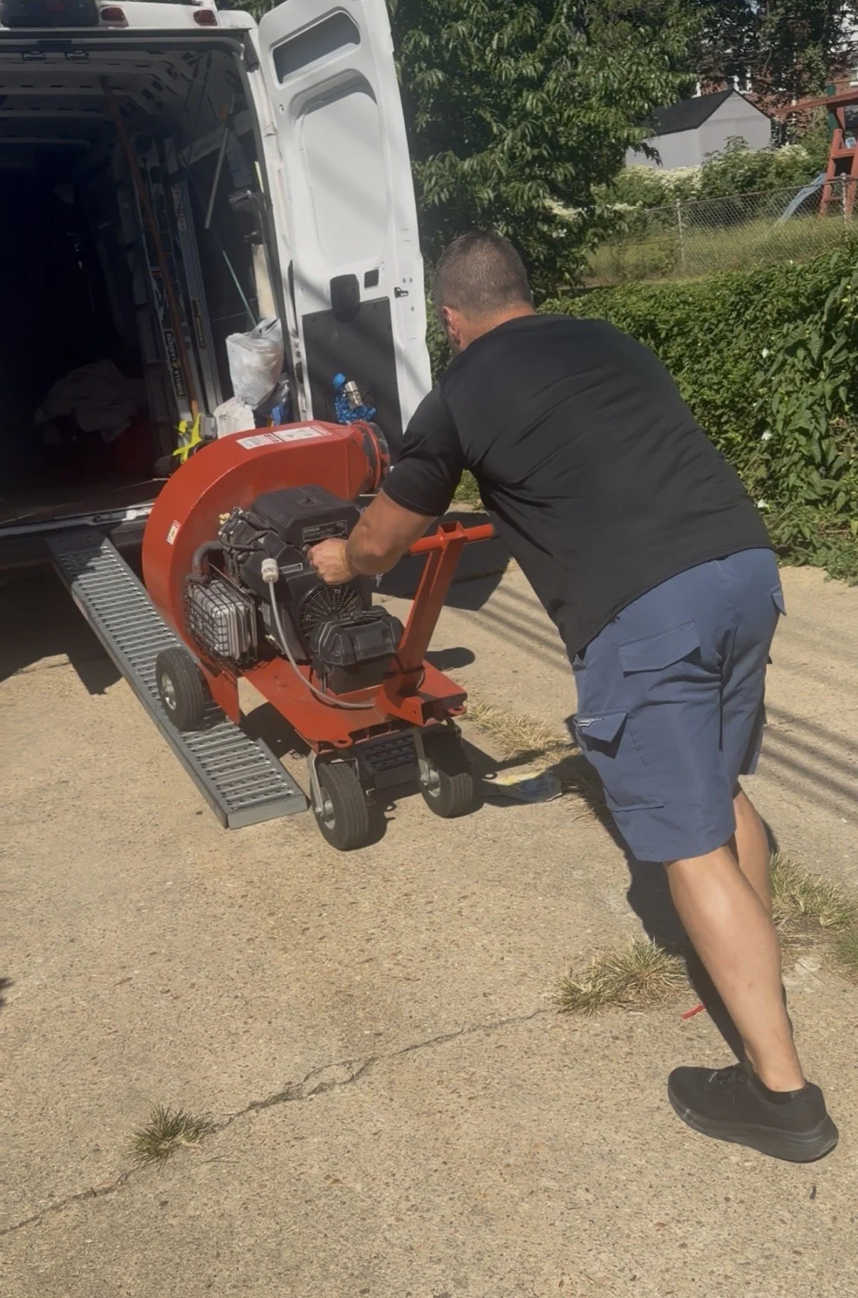 Air Duct Cleaning in Baltimore, MD: Professional Equipment on a Real Job