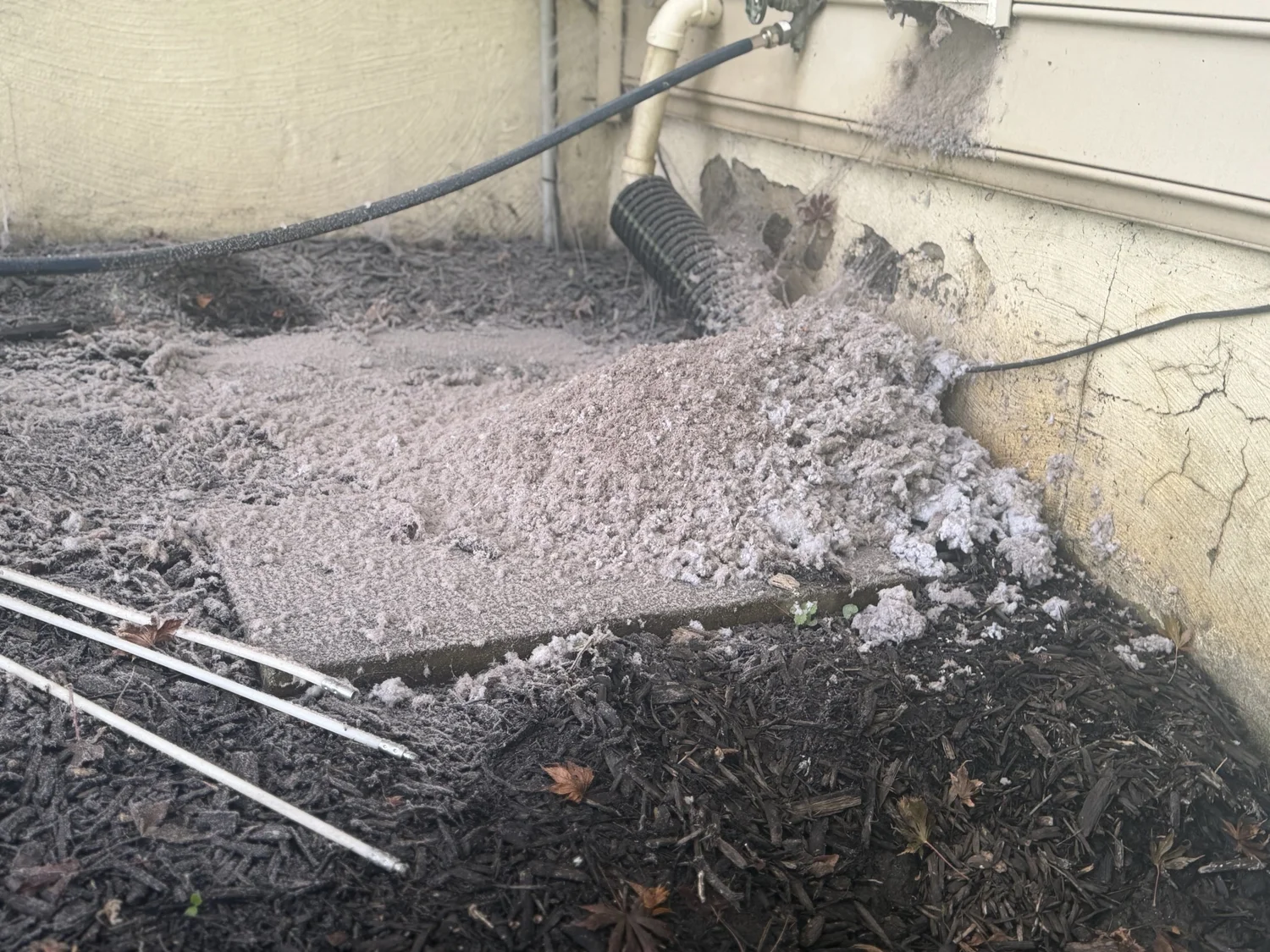 Lint removed during dryer vent cleaning in Owings Mills Maryland