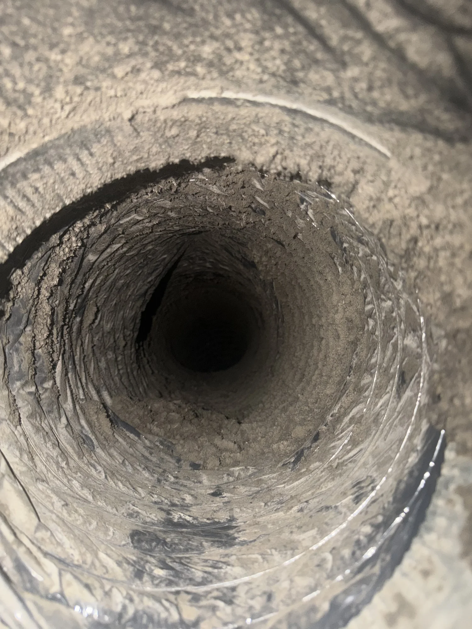 Before air duct cleaning at a Pasadena Maryland home by Air Duct Pros, Inc.