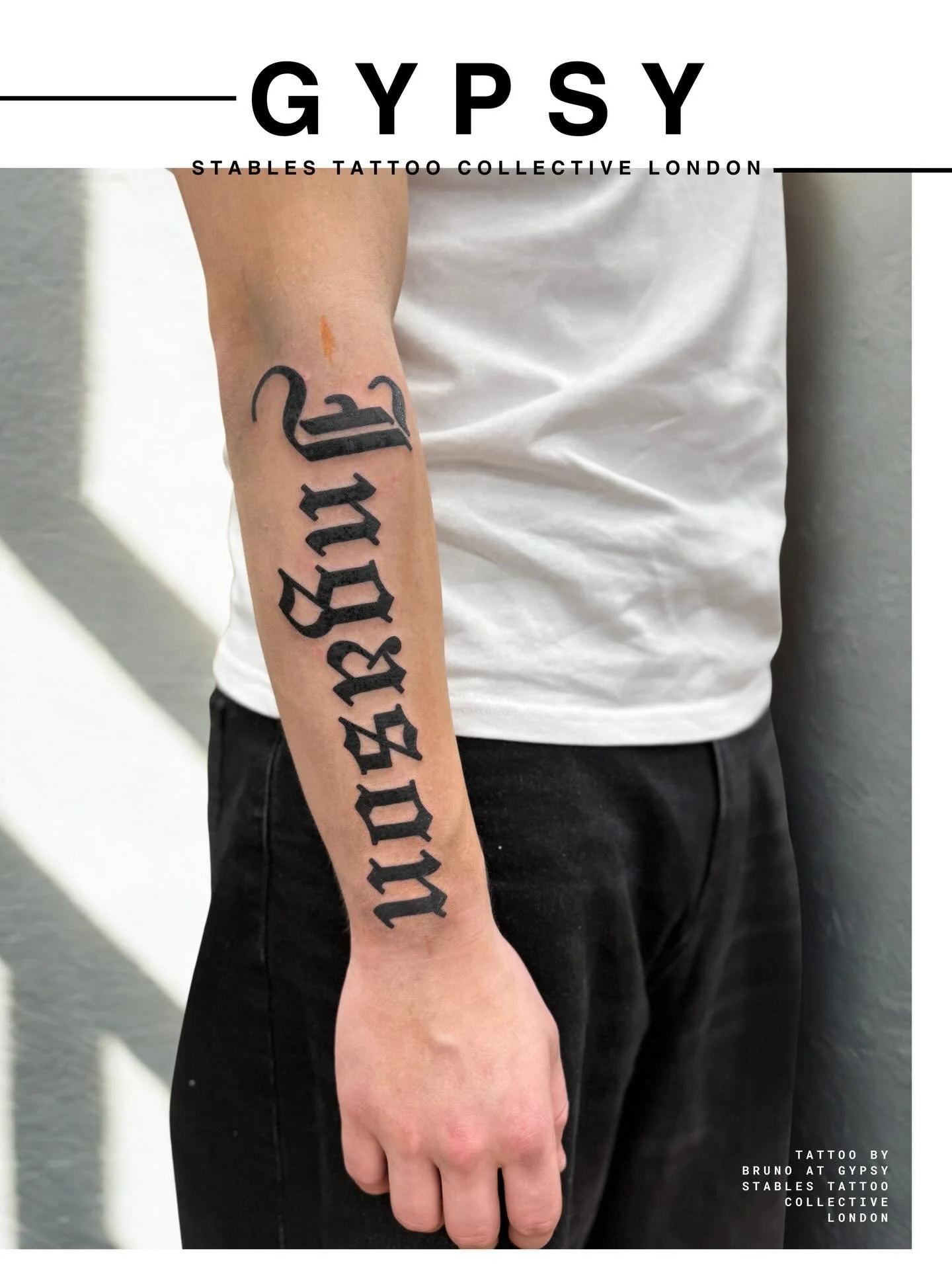 Family tattoo by @bruno_jardim_tattooer done at our central London tattoo studio | Faces@Gypsy 2026