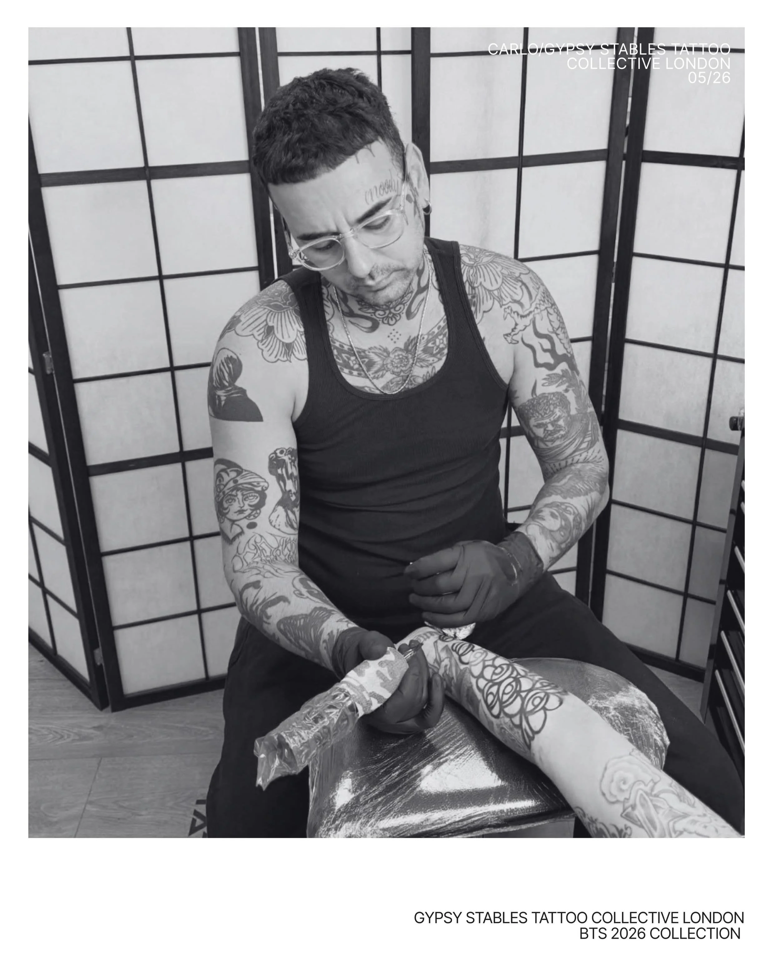 Tattoo by Carlo @killmoody_ based on his graffiti artwork | May 2026 London