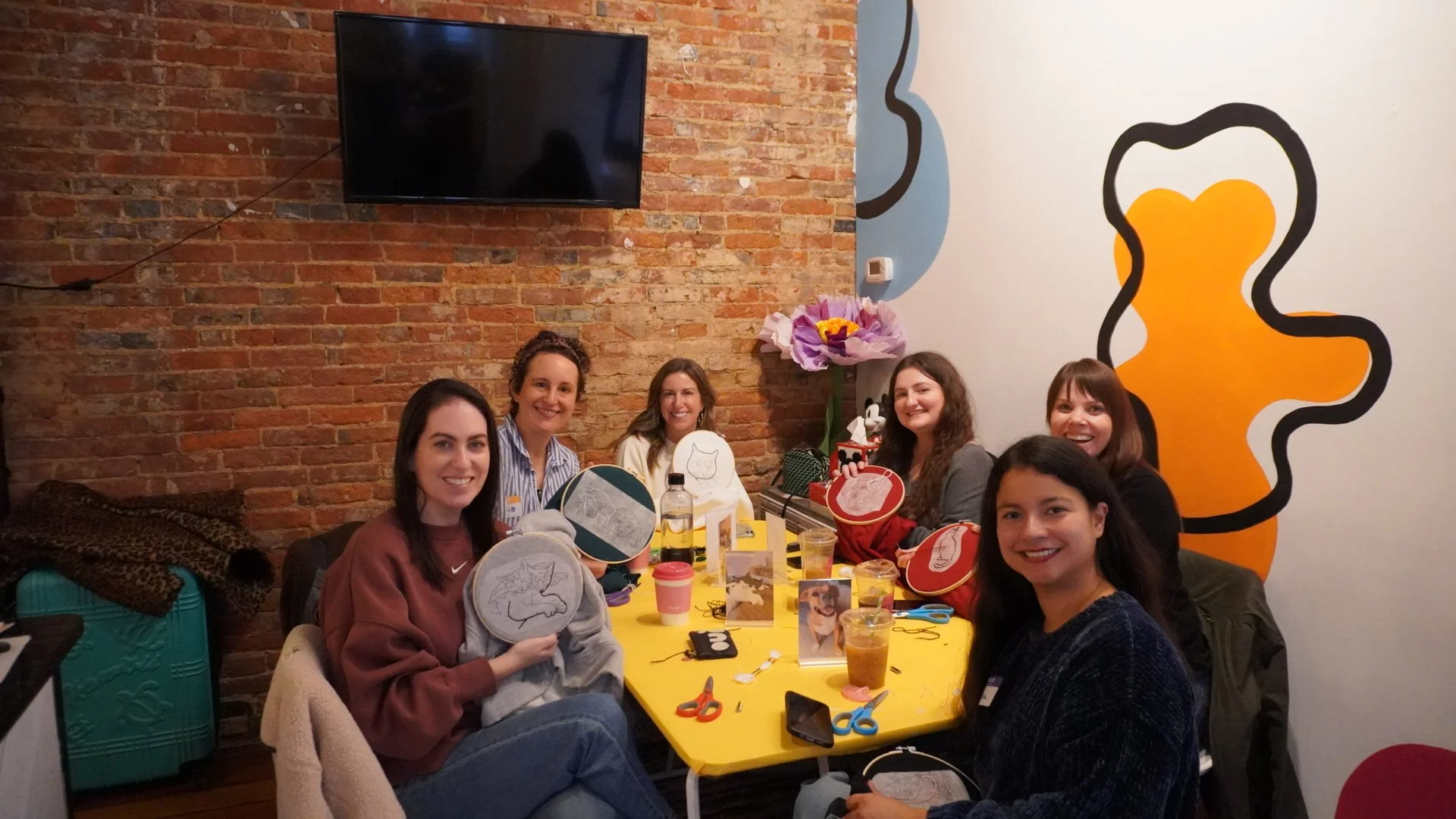 Pet Embroidery Workshop at Sunday Girl